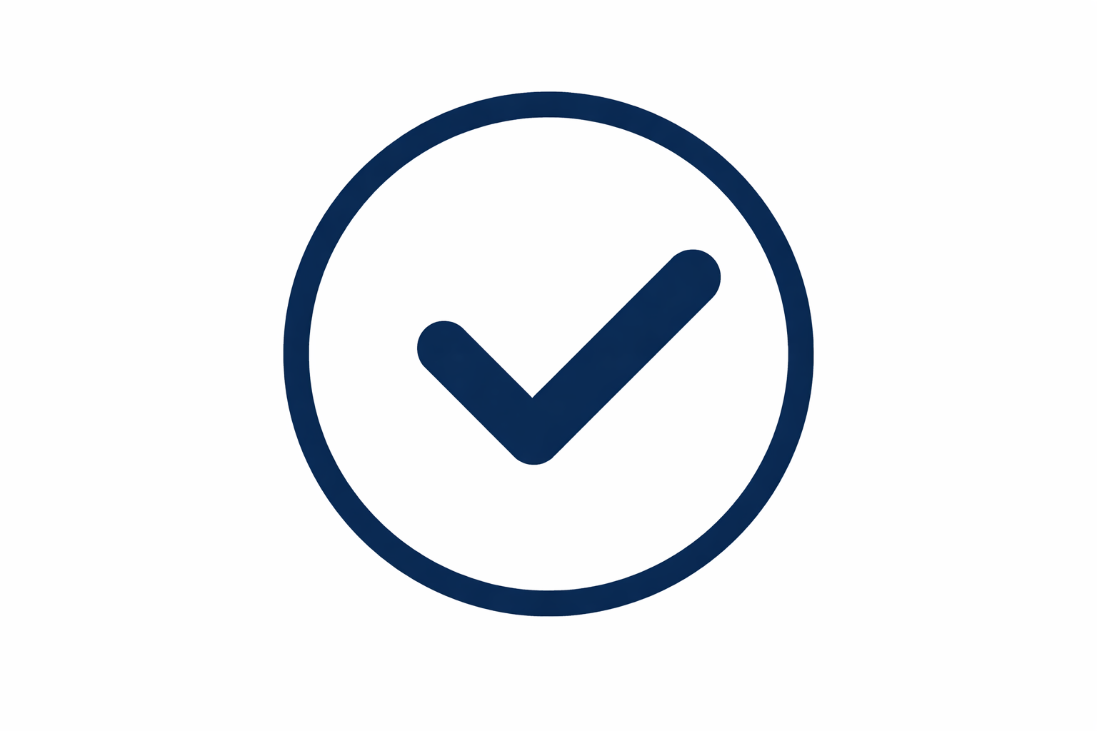 40% with a checkmark inside a circle