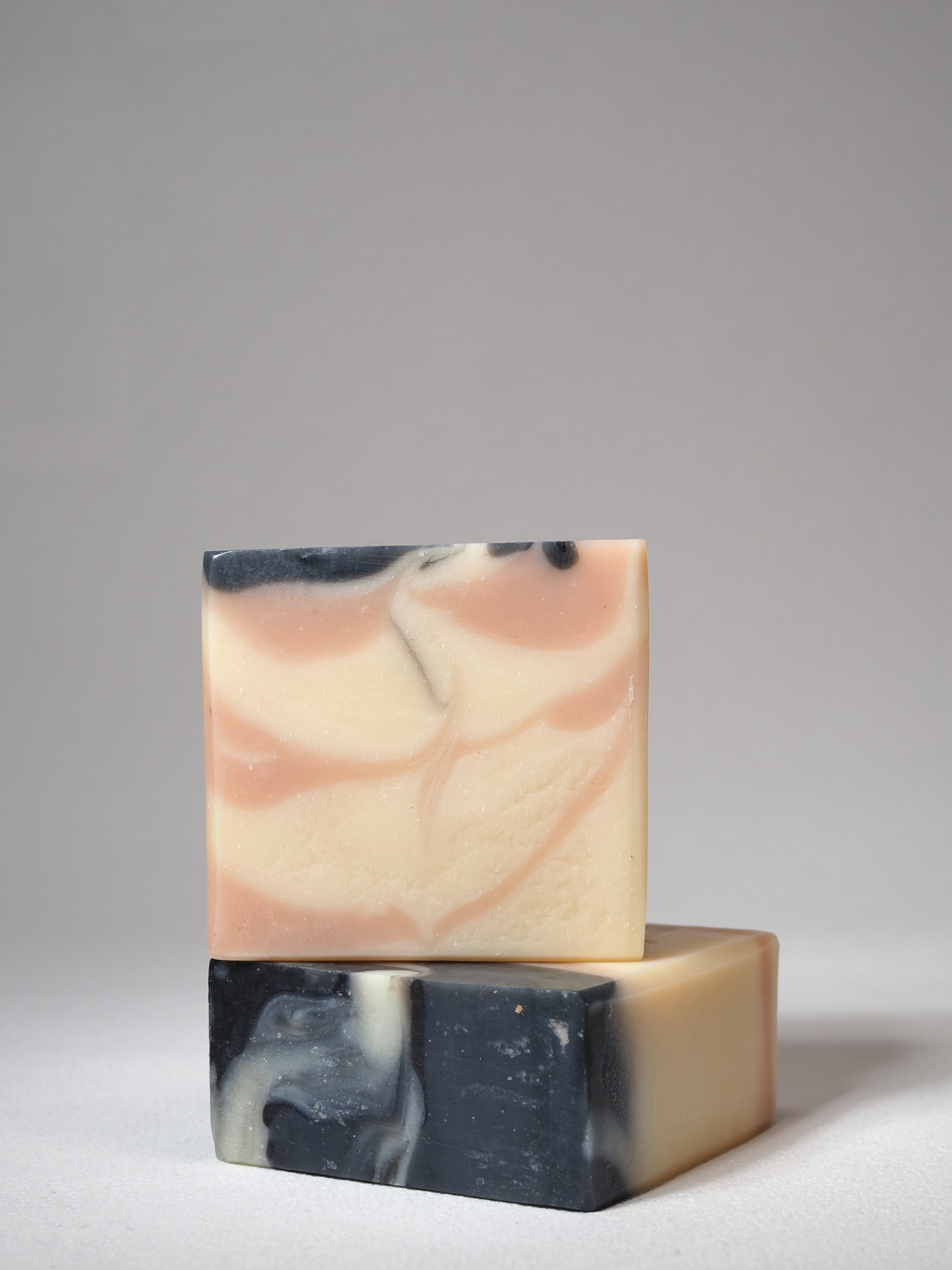 french rose clay & activated charcoal soap