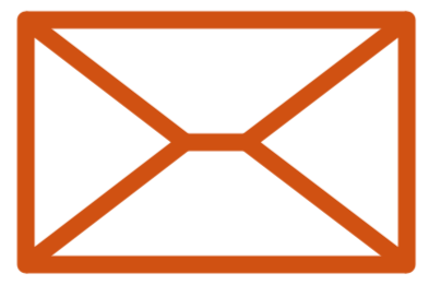 Icon of an envelope, representing email.