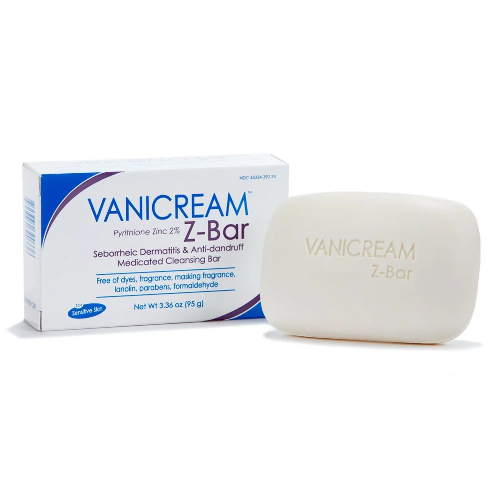 Vanicream™ Z-Bar (Pyrithione Zinc 2%) Medicated Cleansing Bar  - 3.36 oz