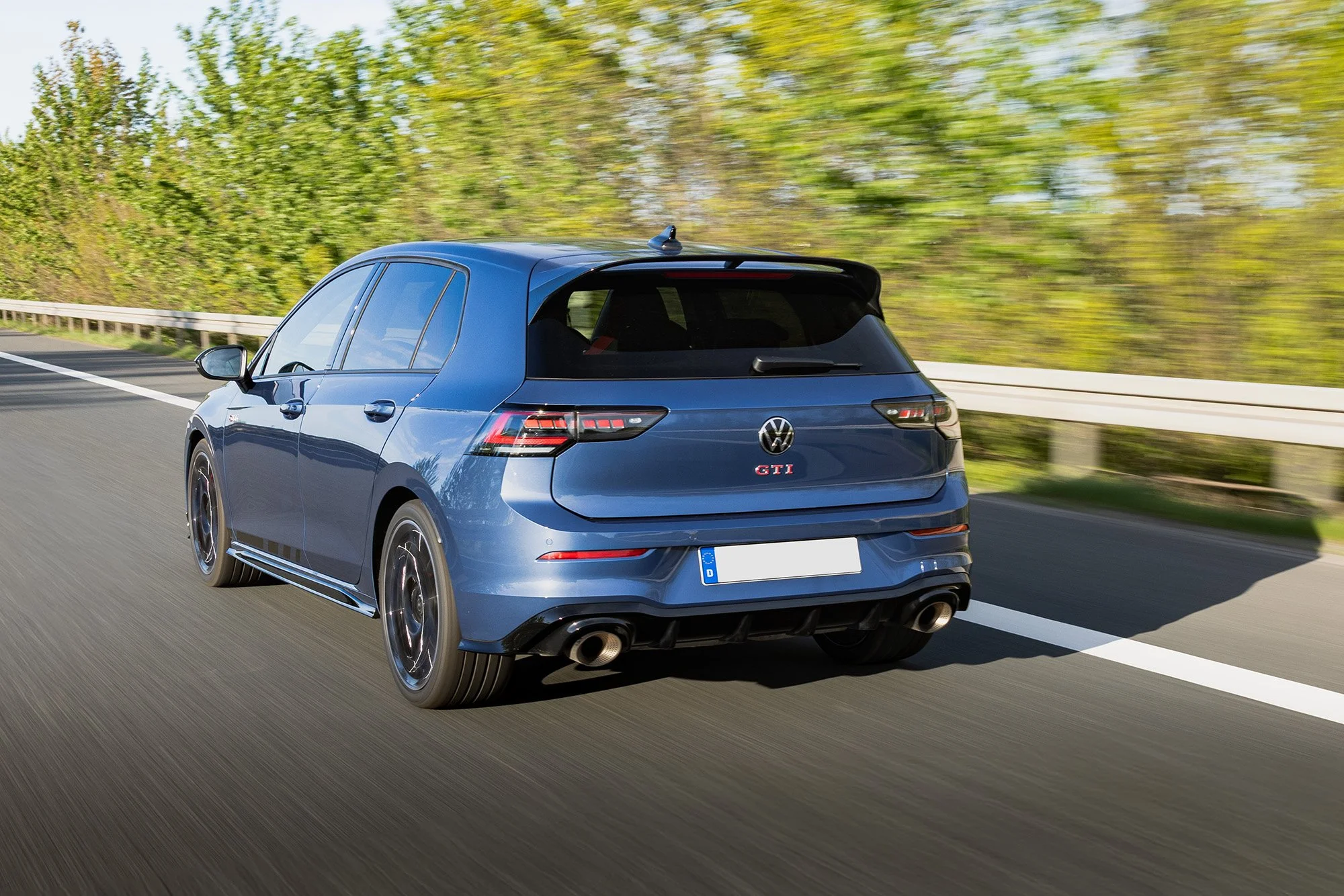 VW Golf GTI Clubsport Heck Rolling Shot – Automotive Fotografie Braunschweig nahe Harz