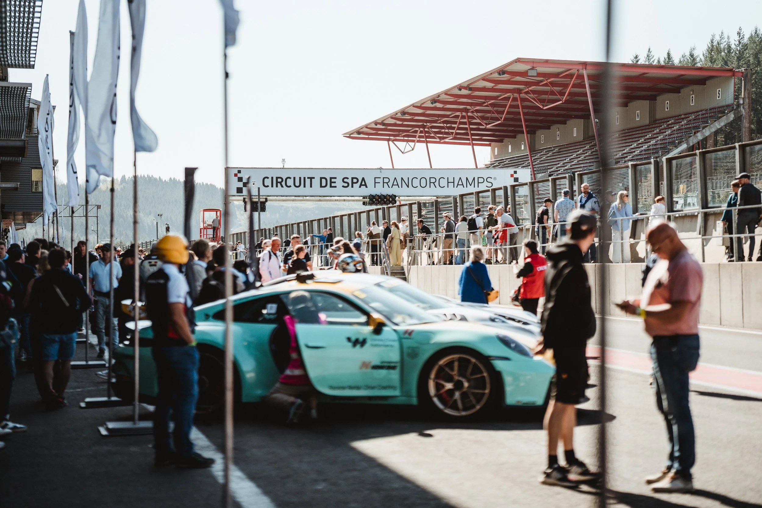 Porsche Clubs Worldwide at SPA Francorchamps