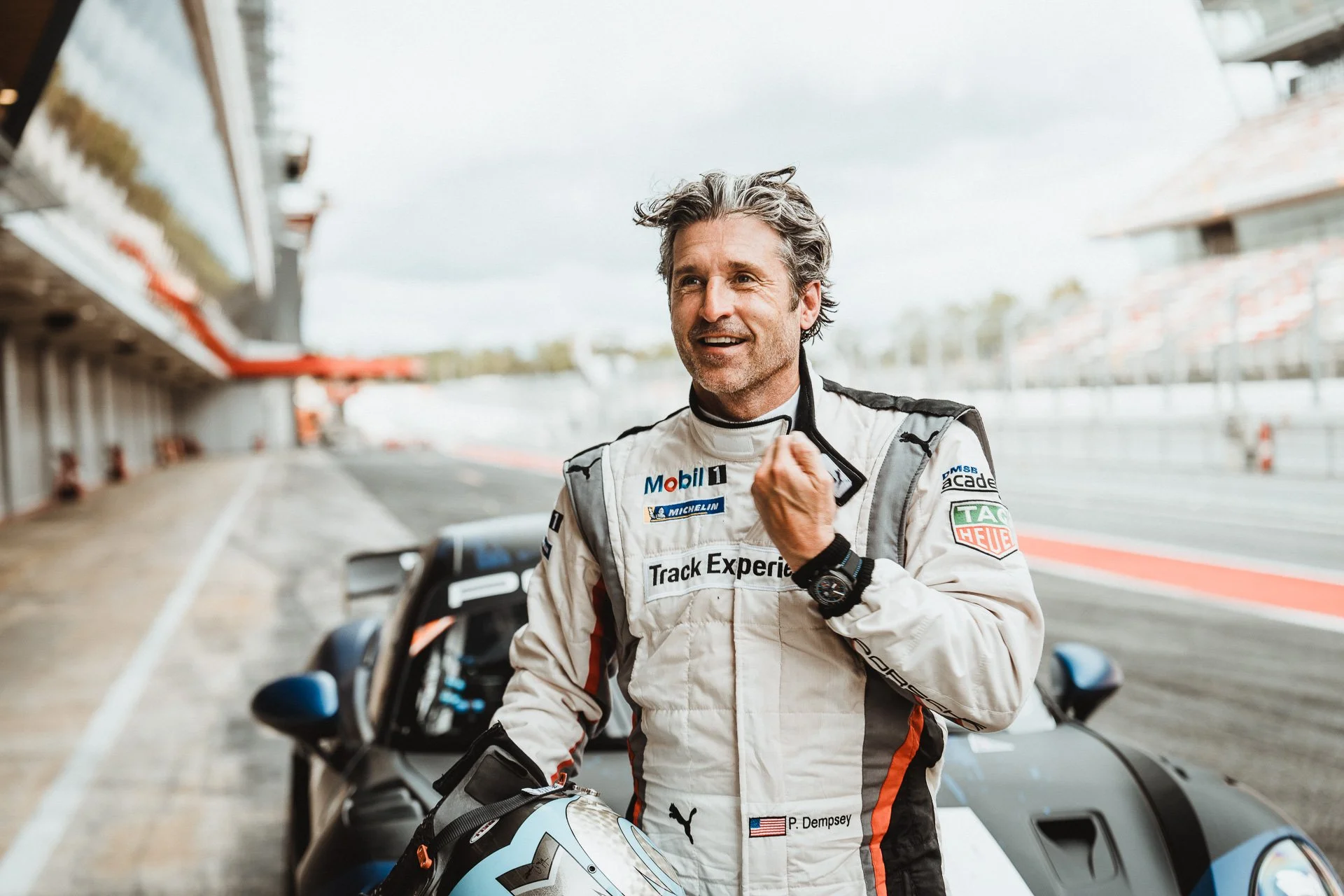 Back to Racing school with actor Patrick Dempsey