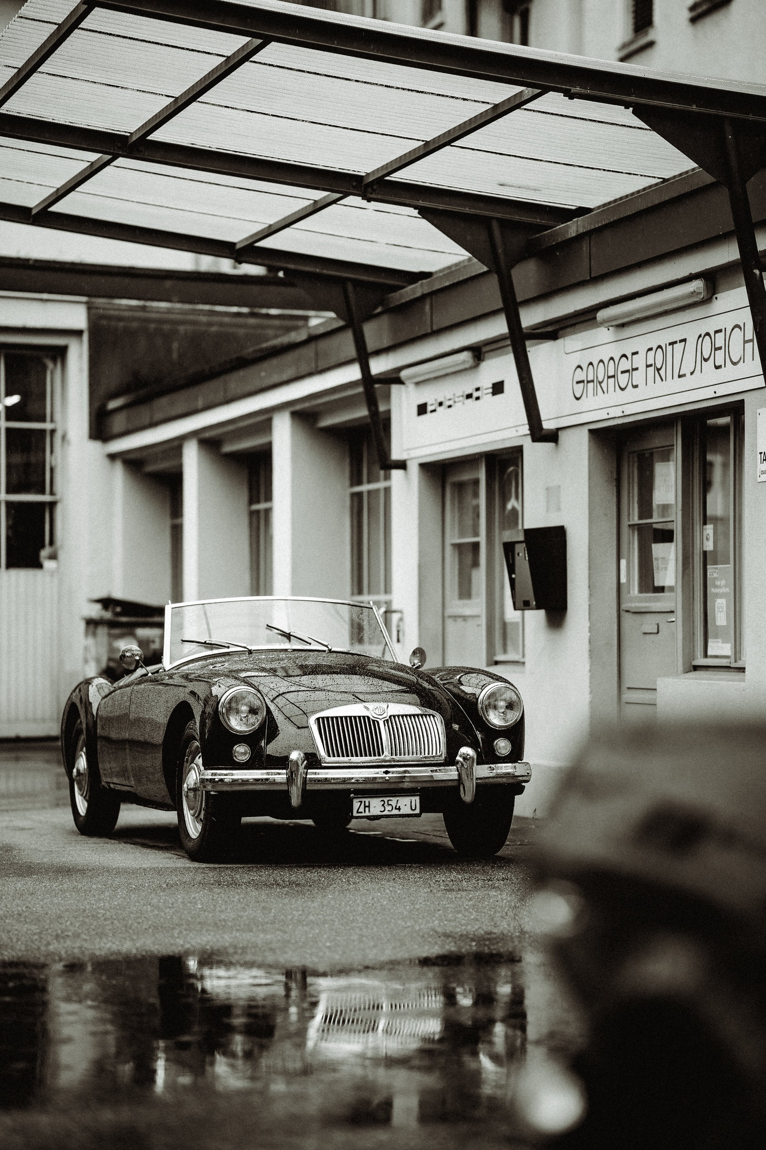 The legendary Garage Fritz Speich with Owner Robert Schmid