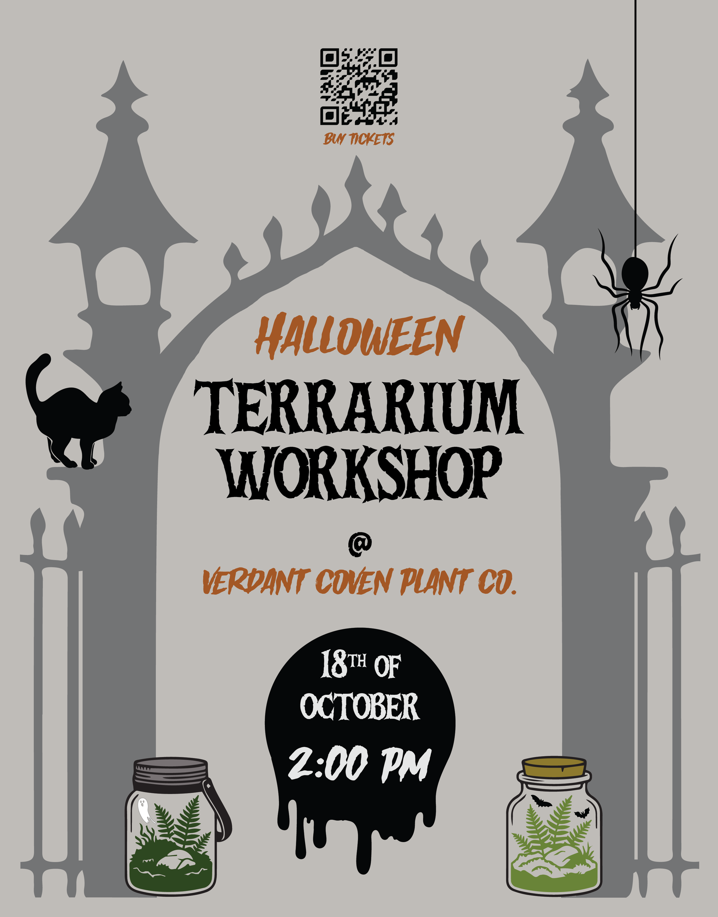 Halloween Terrarium Workshop