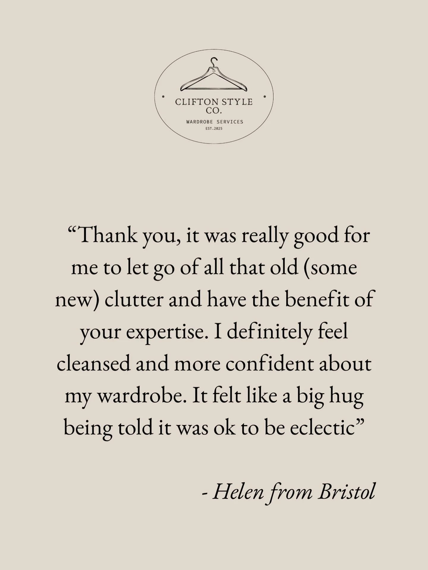 The quote above was feedback from one our recent wardrobe detox and personal styling sessions.
.
Our aim is to simplify wardrobes, reduce overwhelm, and bring joy back to getting dressed. 
.
We go through your clothes together, piece by piece. We dec