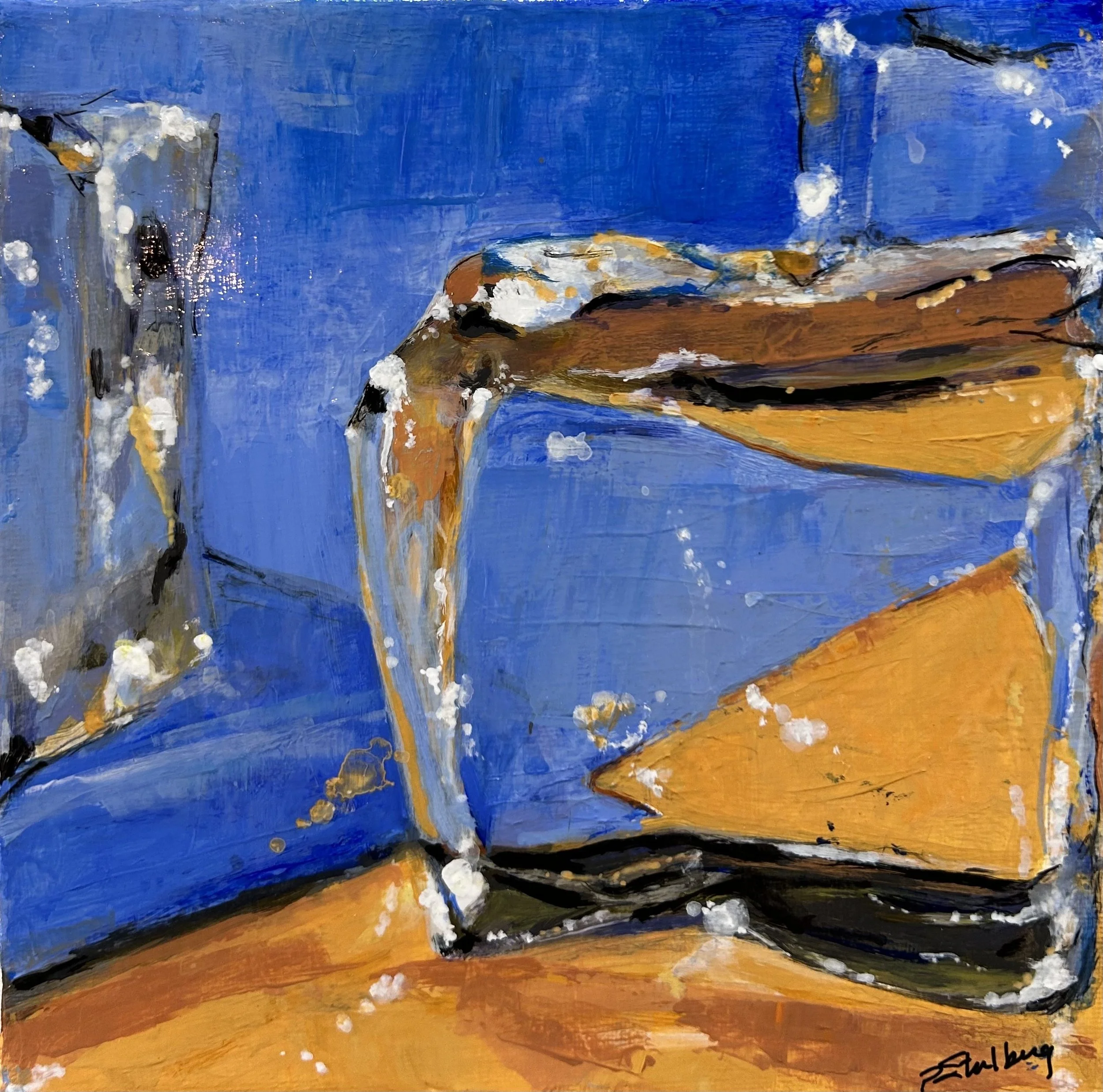 Cubism | Acrylic on canvas | 8"x8" | $90