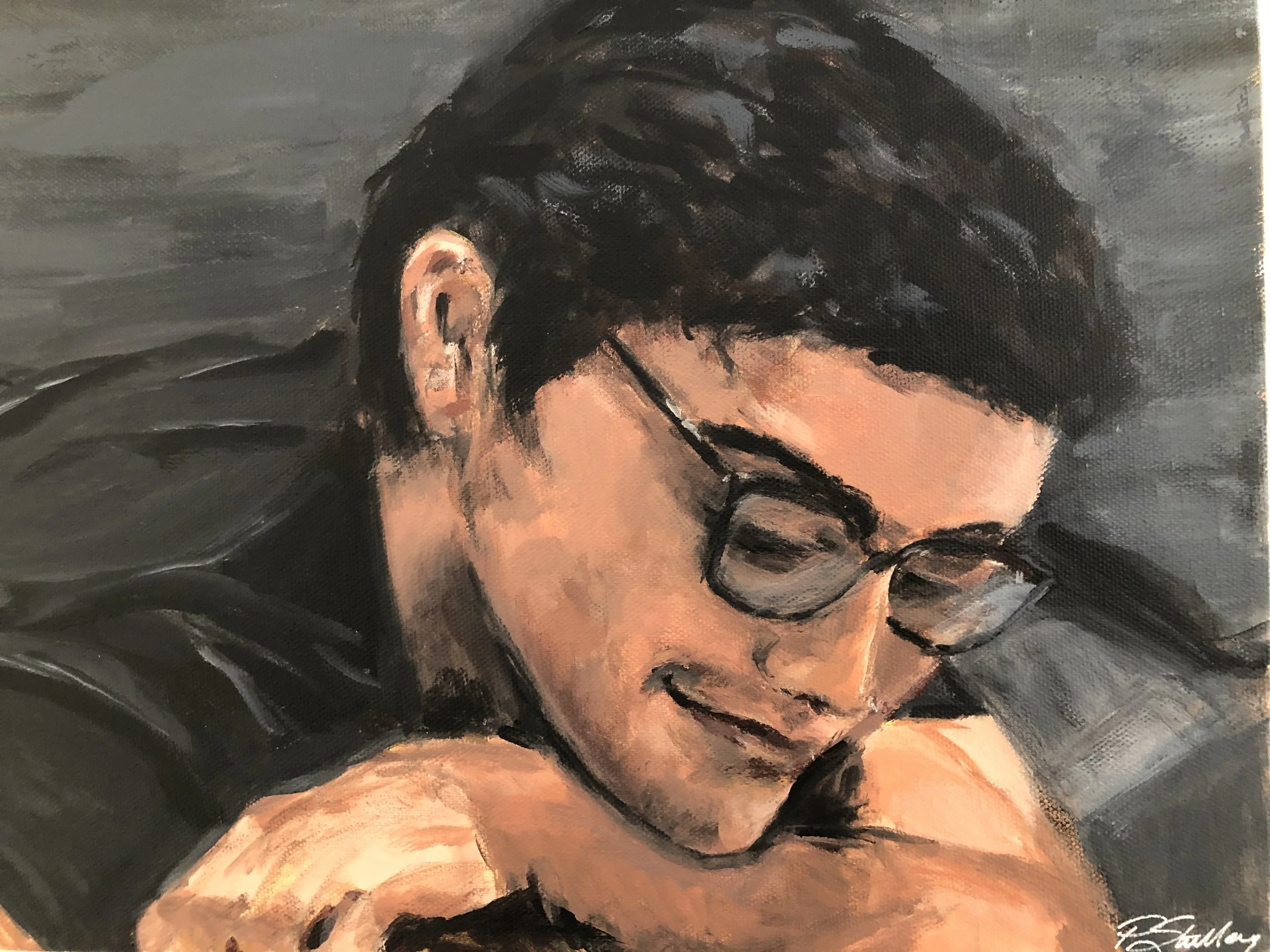 Dylan | Oil on canvas | 16"x12" | NFS