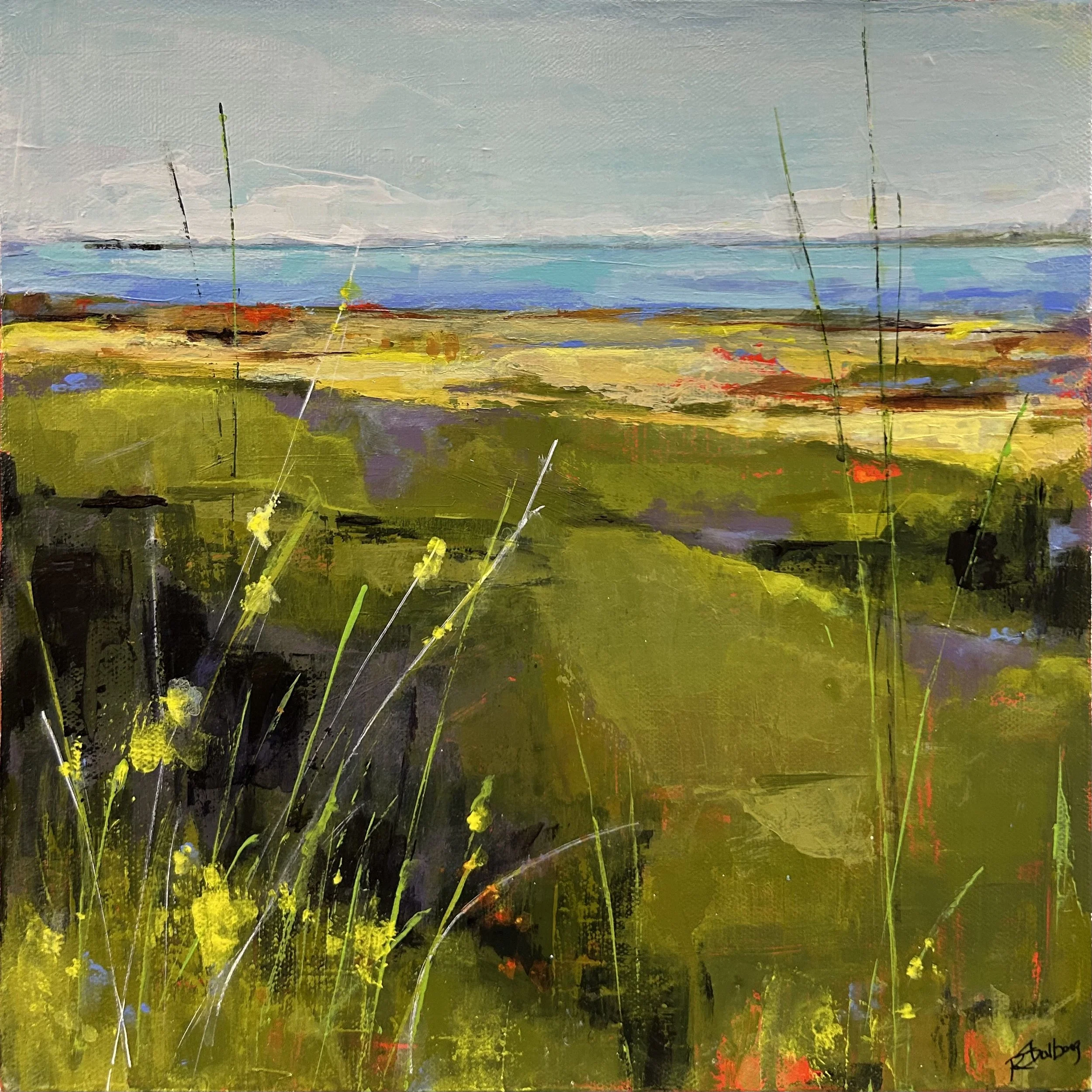 Meadow | 12"x12" | Acrylic on canvas | SOLD