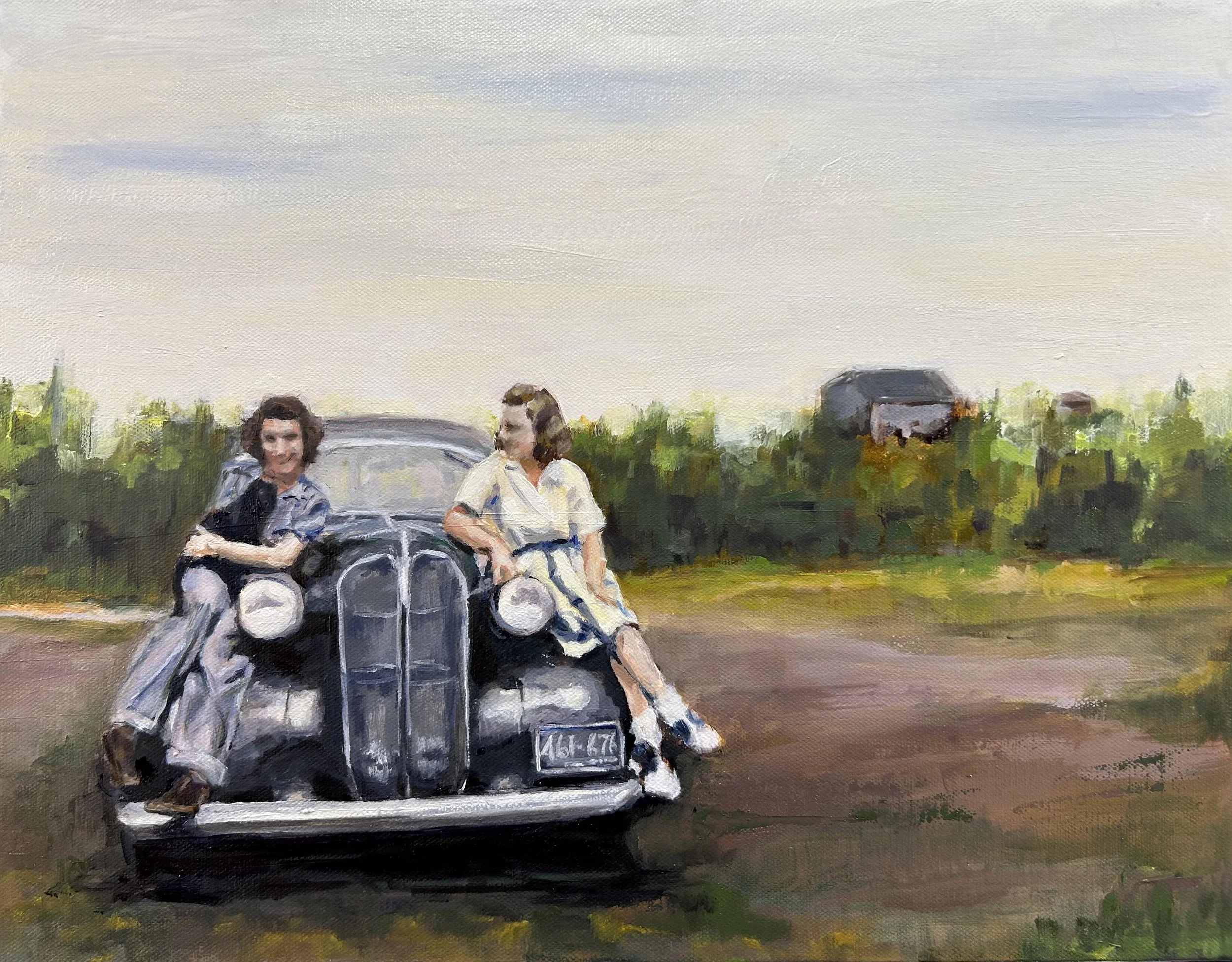 Plymouth | Oil on canvas | 18"x14" | Selected for gallery postcard | $600