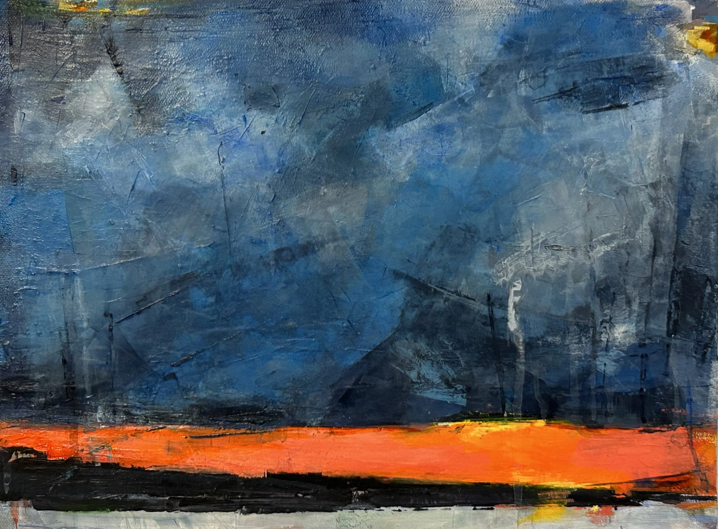 Storm Passing | Acrylic on canvas | 16"x12" | $400