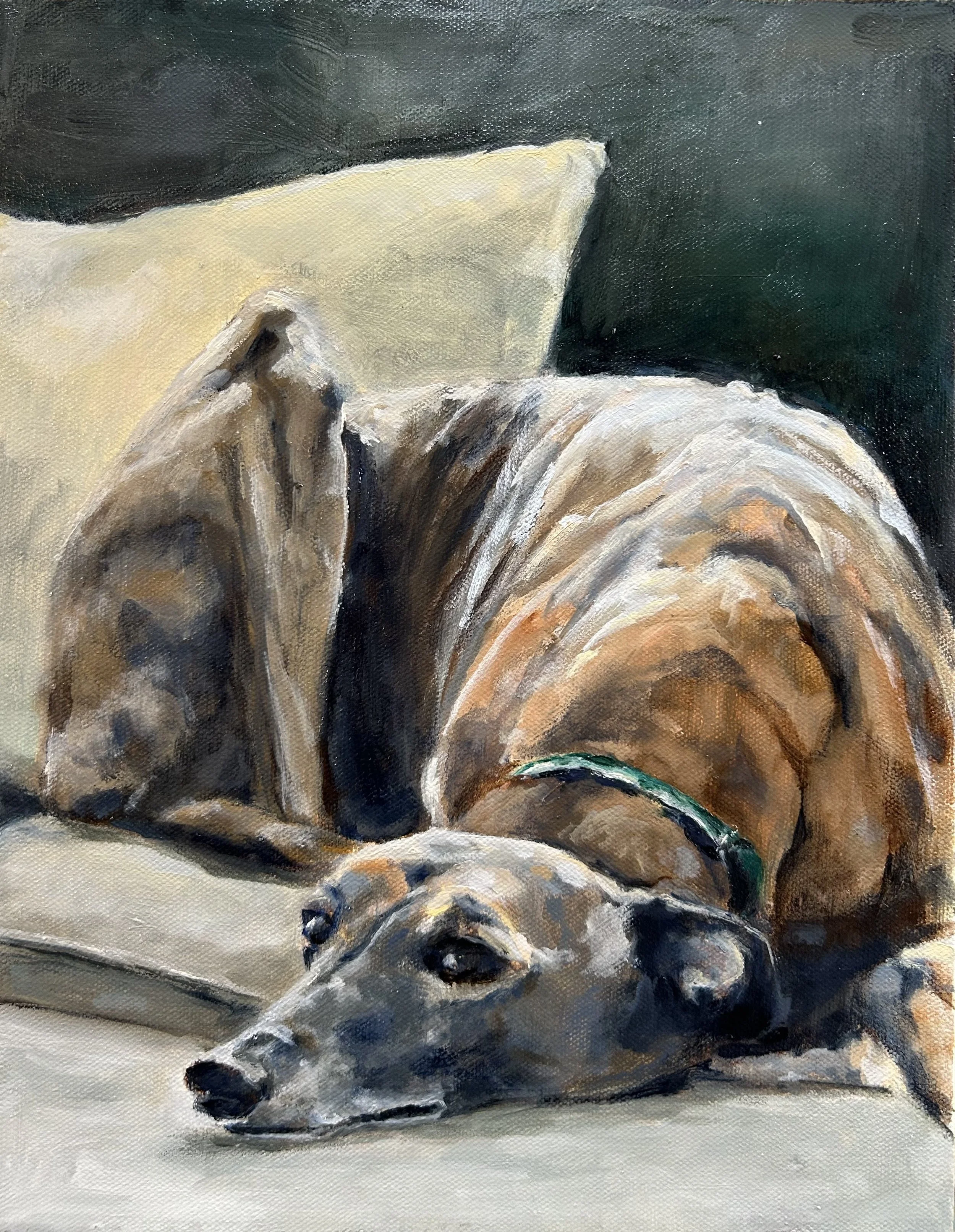 Gotta Run | Oil on canvas | 11"x 14" | SOLD