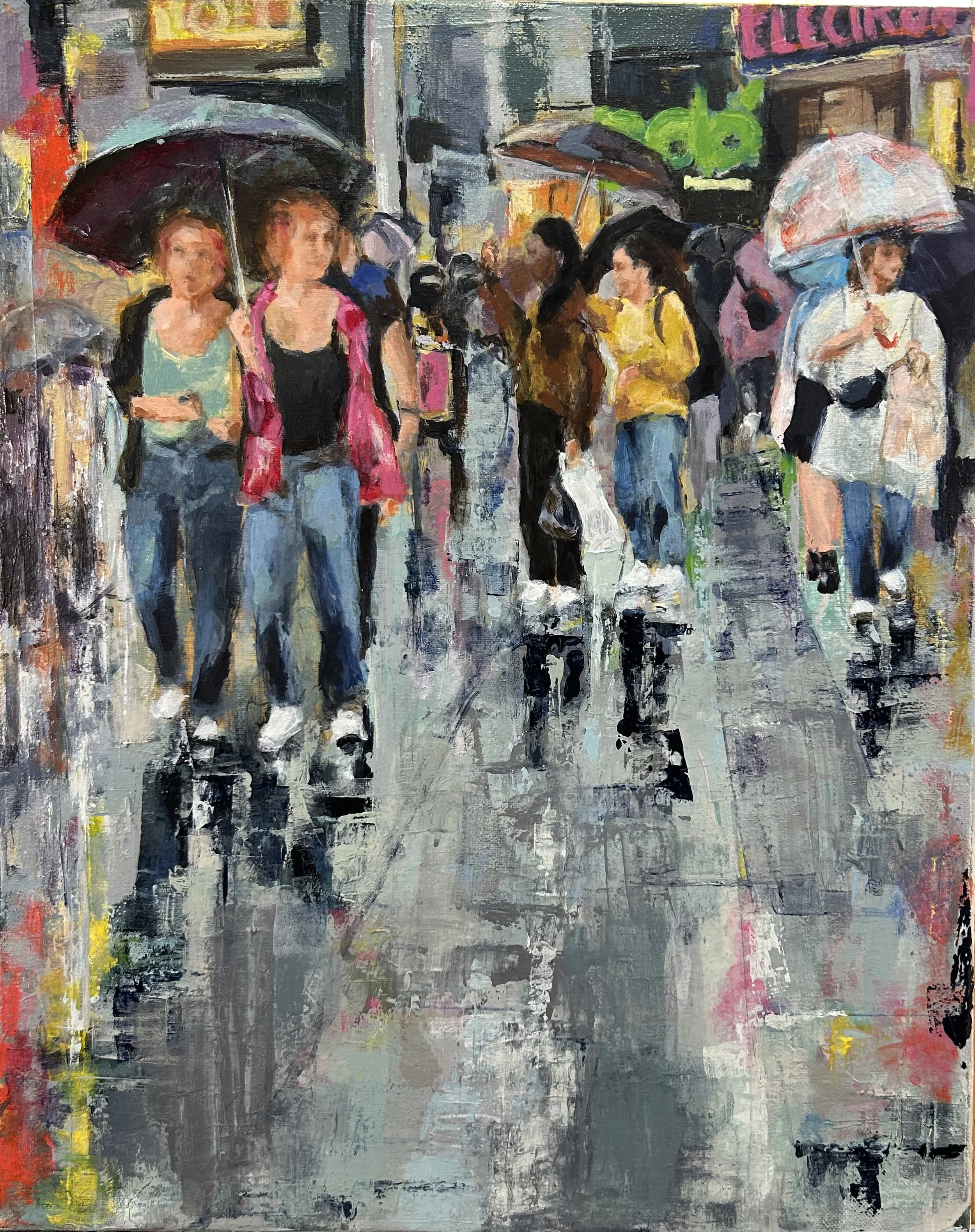 Precipitation | Oil on canvas | 16"x20" | Source photo credit to Ian J. Lawrence | $700