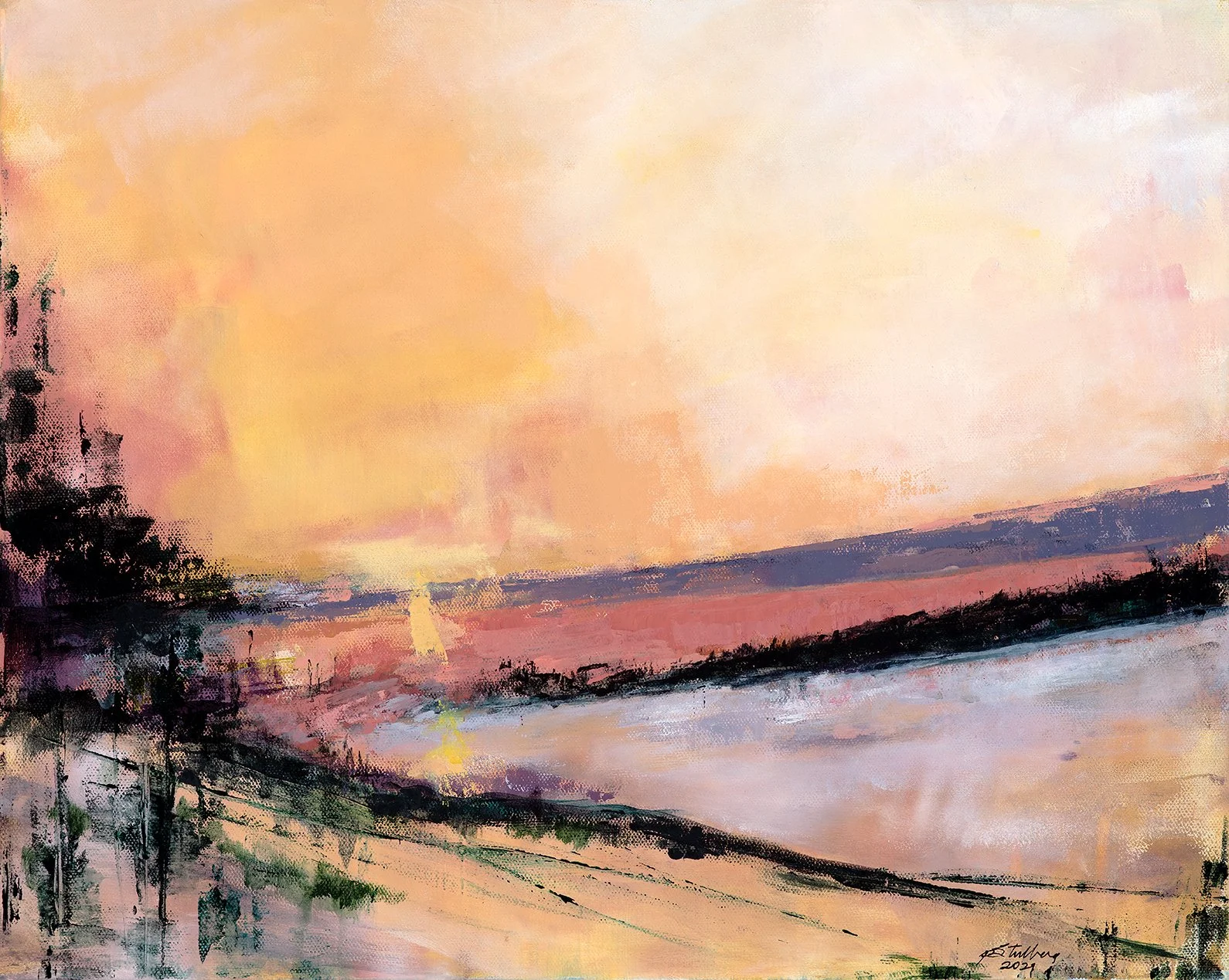 North Channel | Acrylic on canvas | 20"x16" | SOLD