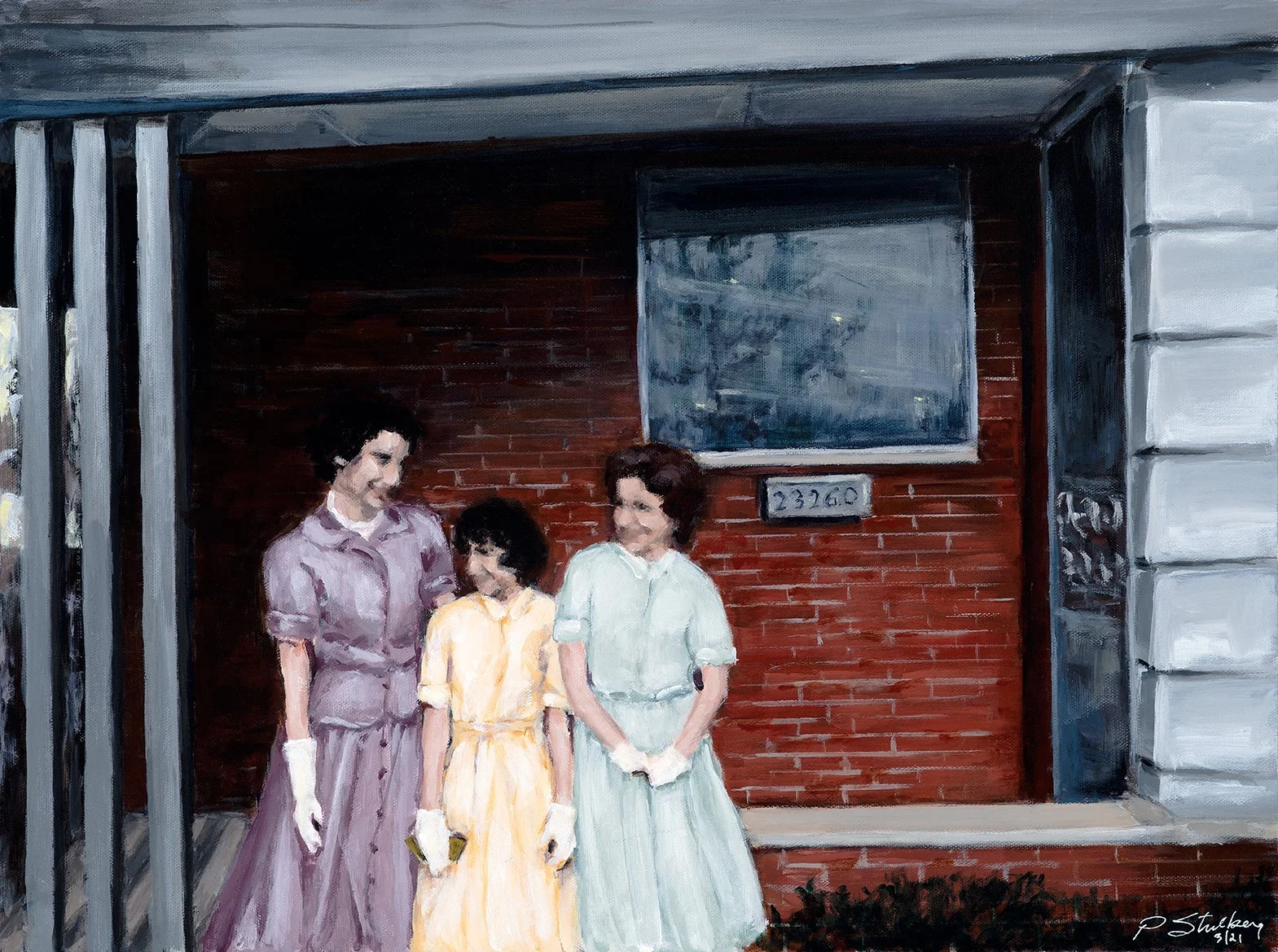 Just Us Girls | Oil on canvas | 24"x18" | $850