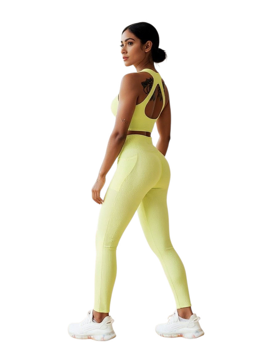 Women Seamless Workout Sportswear and Gym Set