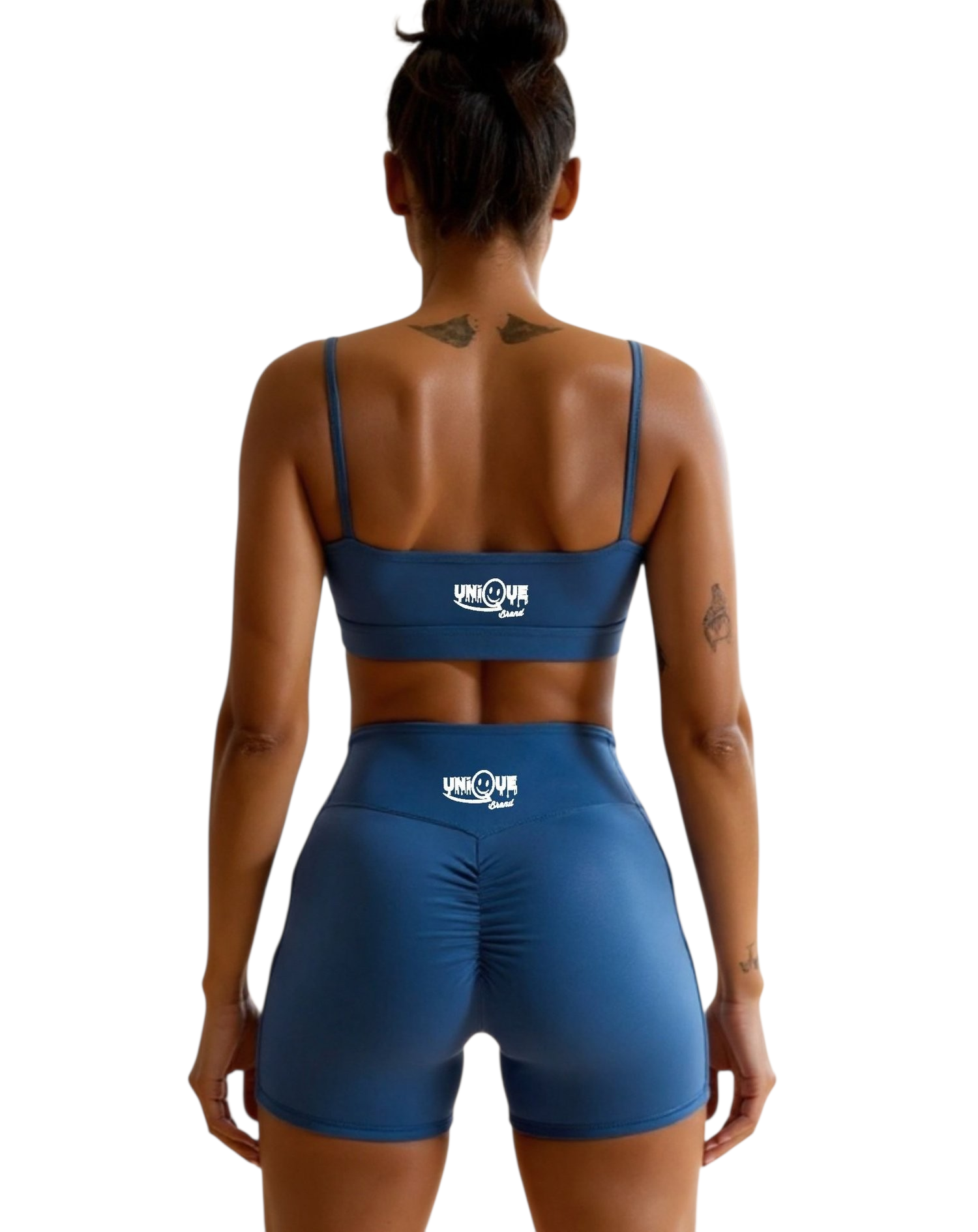 Stylish 2 Piece Yoga Fitness set for workout. crop top