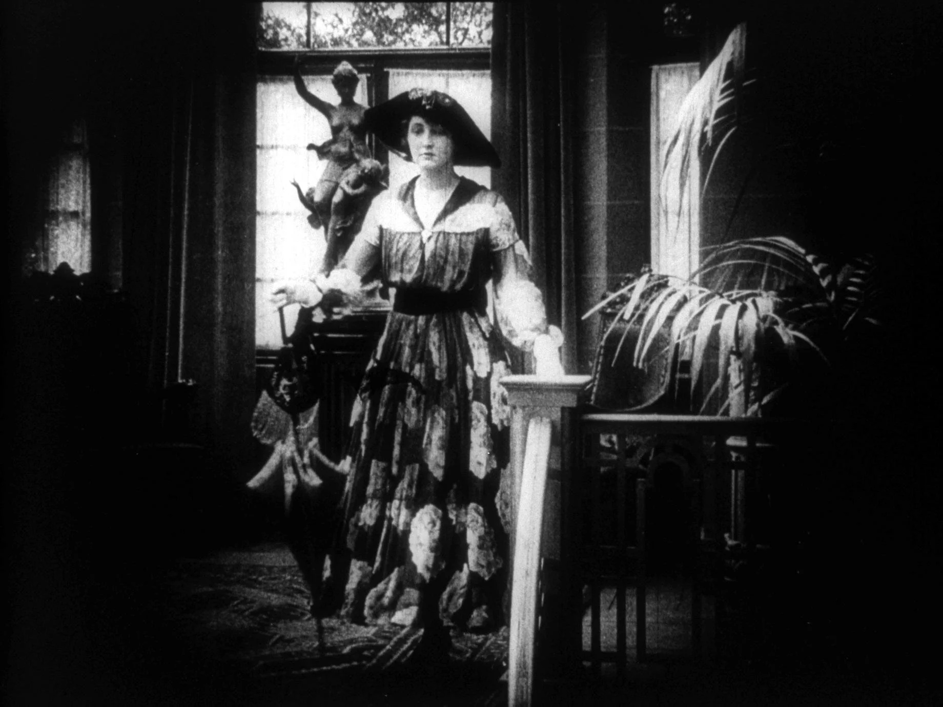 Villainess in 1917 film version of The Whip directed by Maurice Tourneur. 