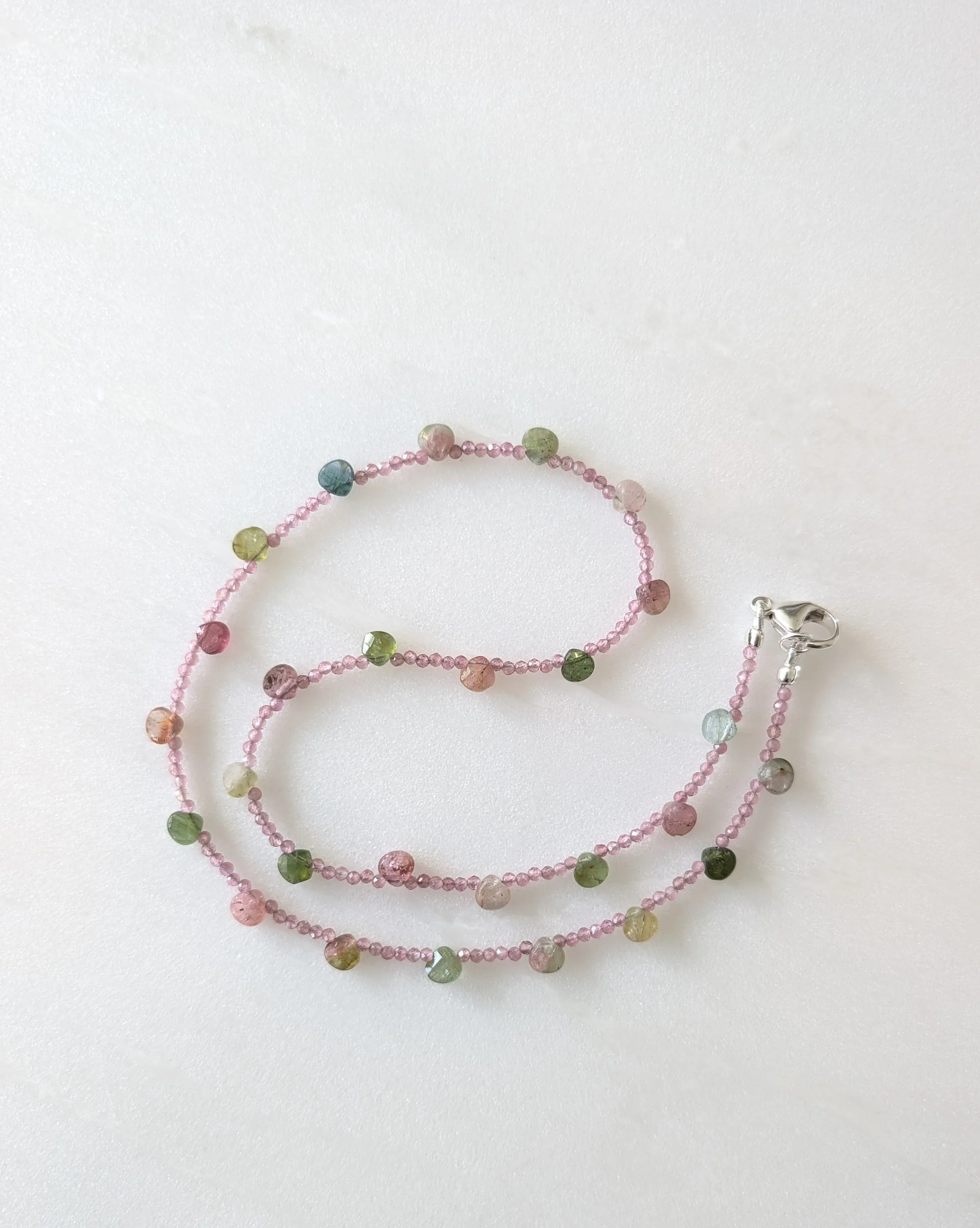 Multi Color Tourmaline Necklace