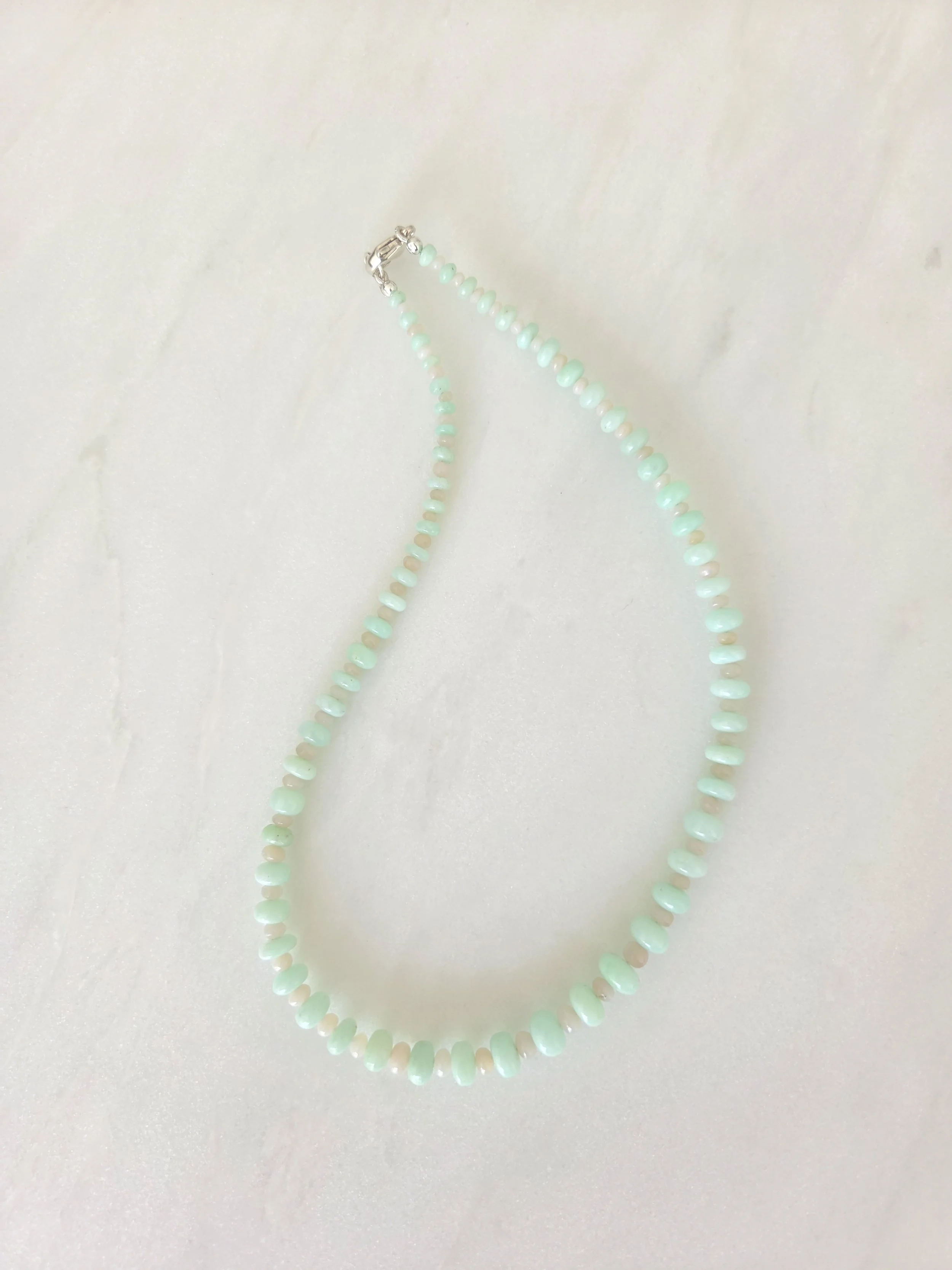 Chyrsoprase and Pink Opal Necklace 1.jpg