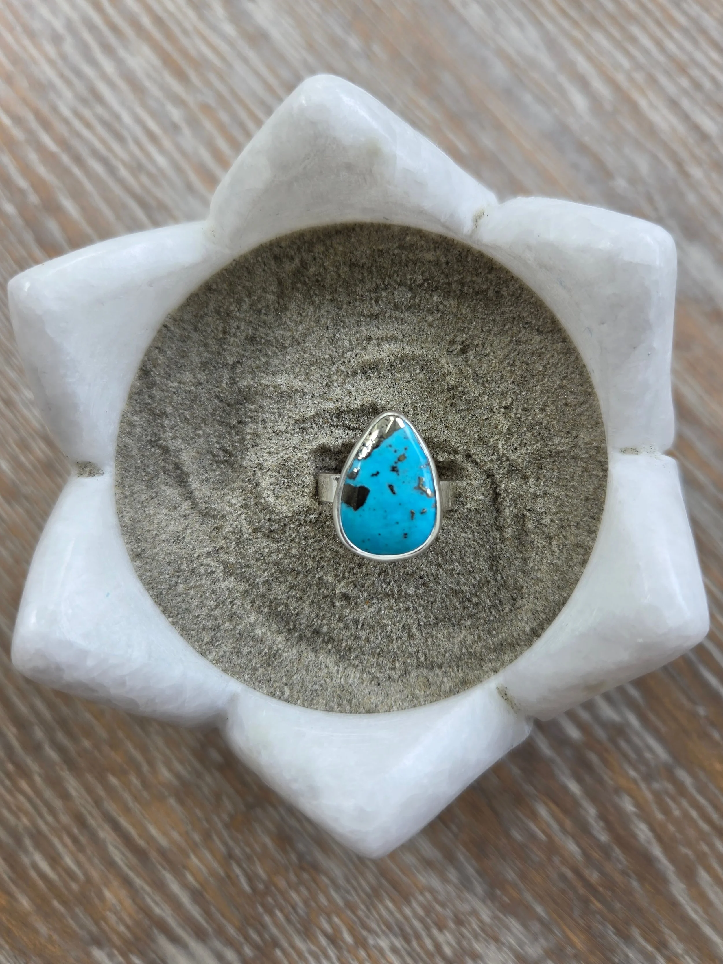 Sterling Silver Bezel Set Persian Turquoise 1.jpg