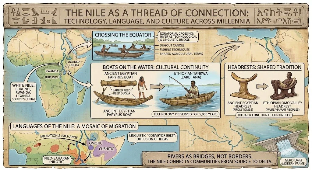 The Nile as a Thread of Connection: Technology, Language and Culture Across Millennia