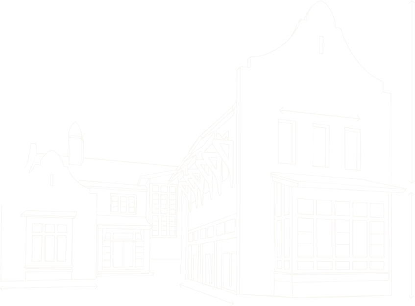 sketch of outside of home