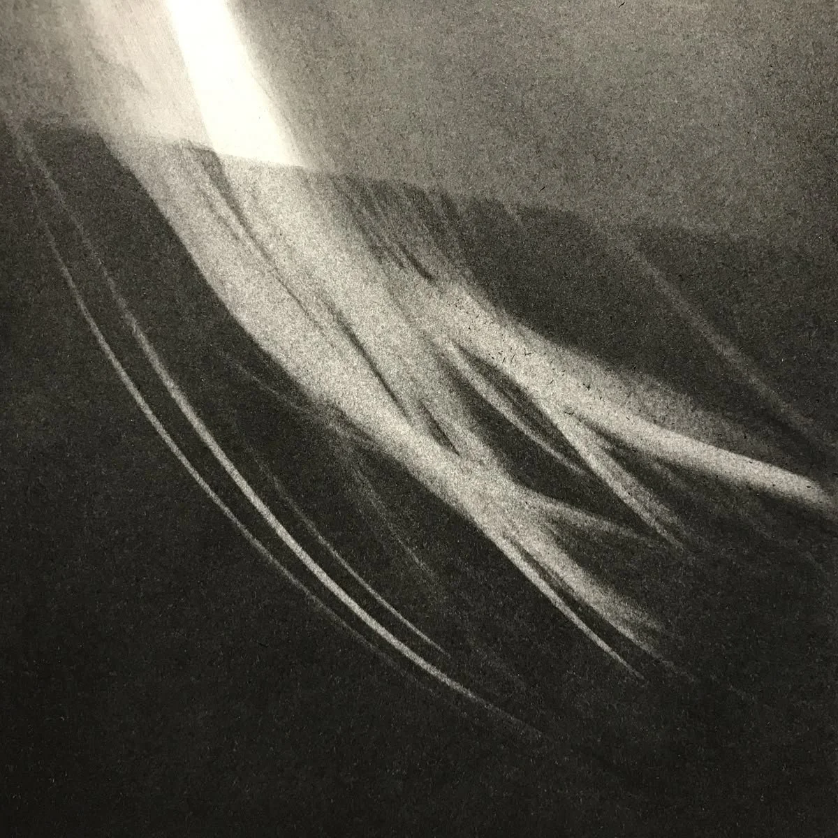 Close-up of a vinyl record on a turntable.