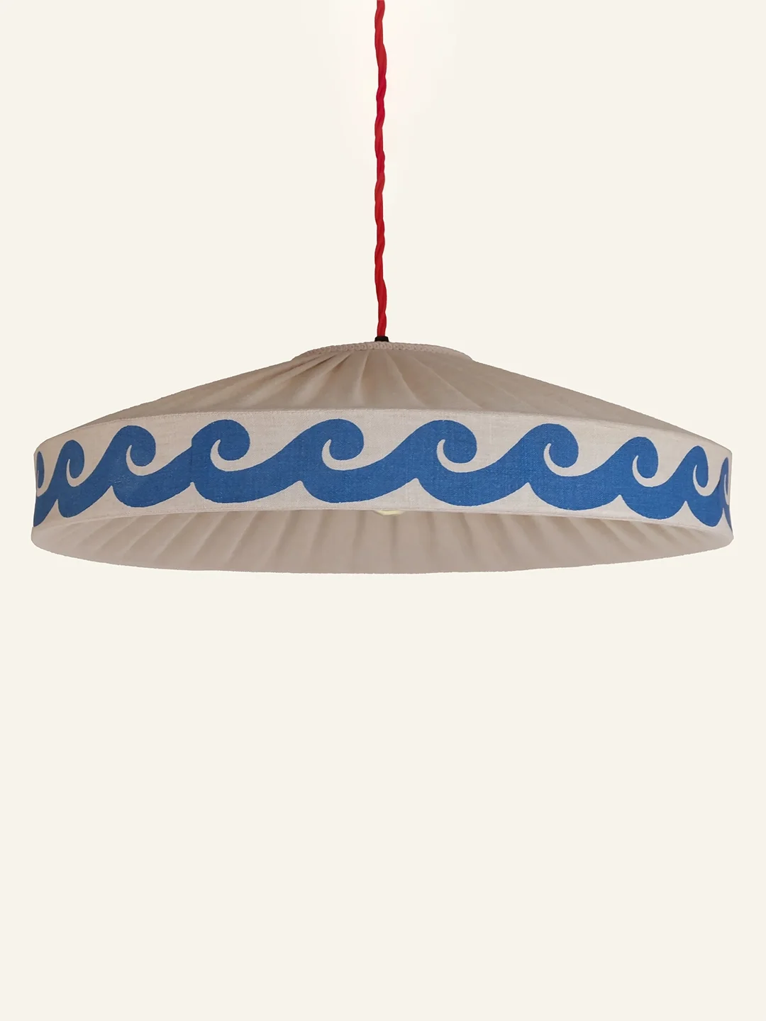 Cresting Waves in unexpected bright blue