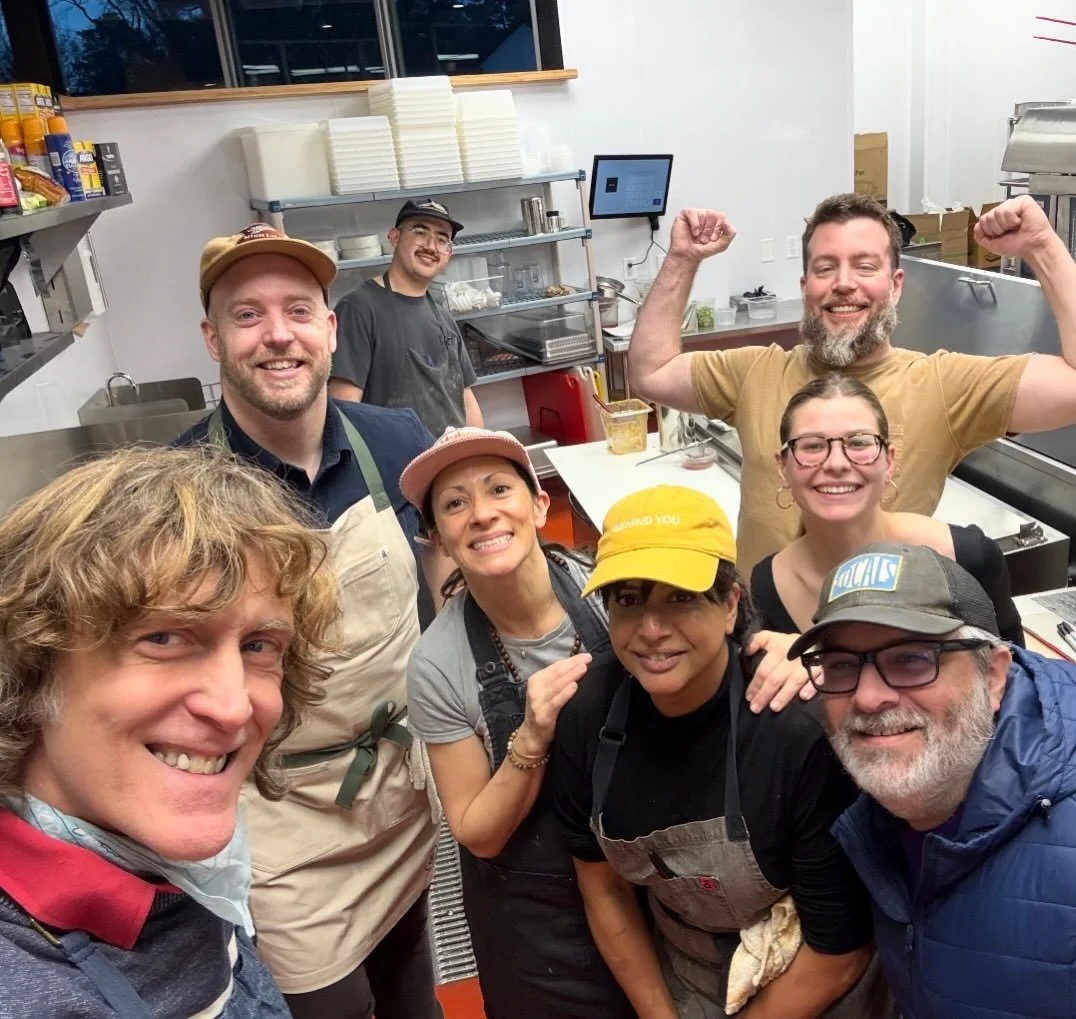 First time serving food from our kitchen- thanks so much to everyone who ordered up for The Big Game aka the epic Bad Bunny show 💥❤️
This crew cooked up about 1300 wings, a boat load of 9 layer dip, hot crab dip and some ready to drink cocktails.  W