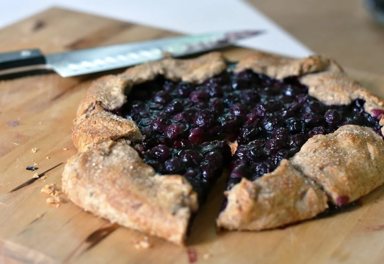 Blueberry Pecan Galette