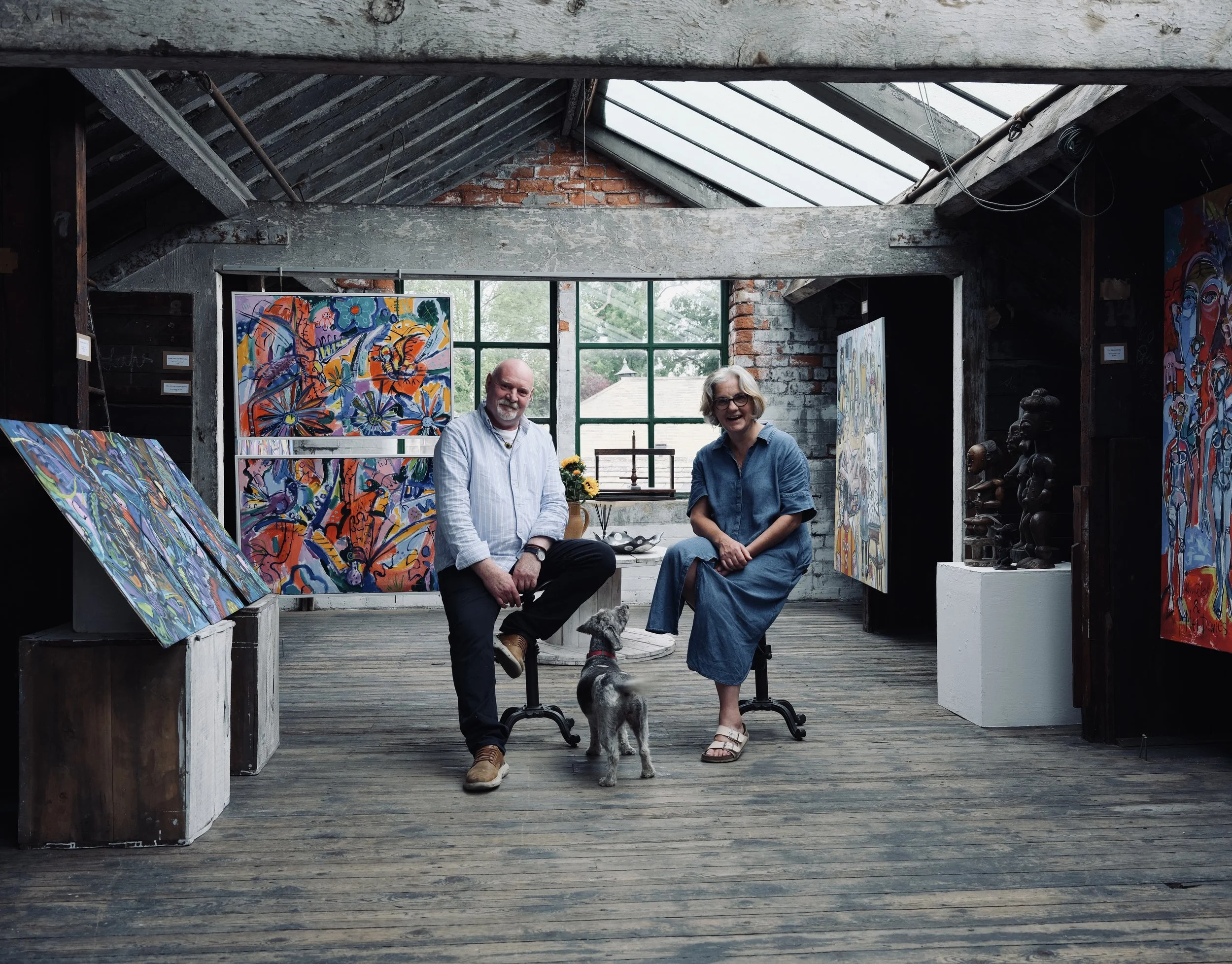 Mel Davies & Kim Coley - Collaborative Painters.