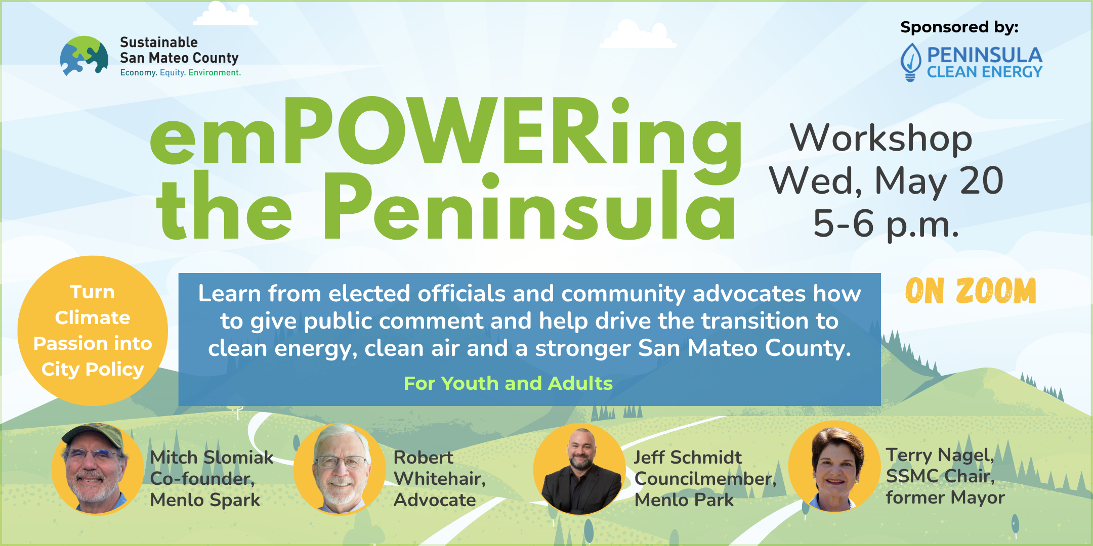 Sustainable San Mateo County: emPOWERing the Peninsula - Free Advocacy Training Workshop