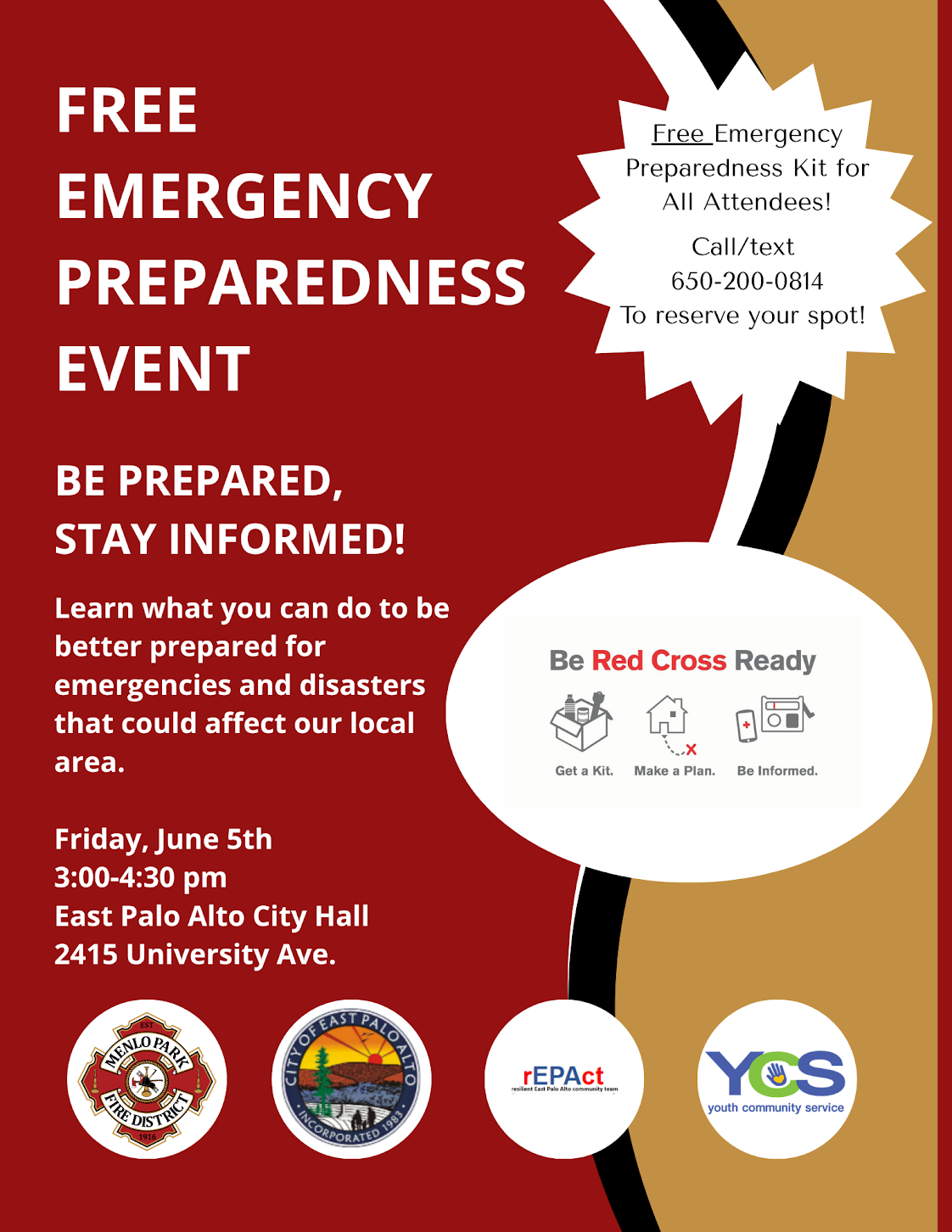 Free Emergency Preparedness Event