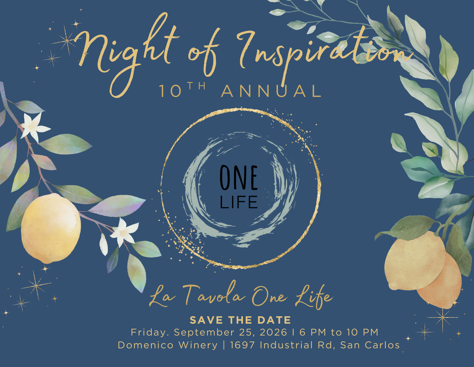 Night of Inspiration: La Tavola One Life 
