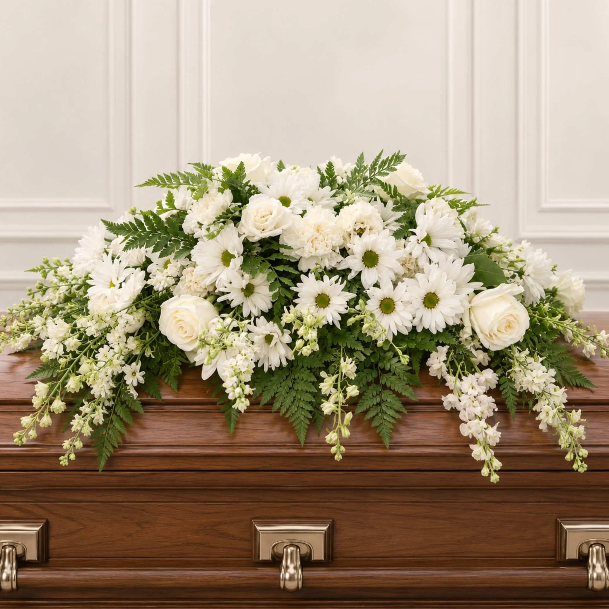 A Beautiful Life Casket Spray
