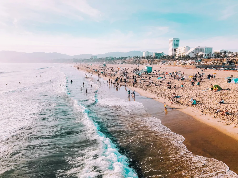 Santa Monica ocean bluffs