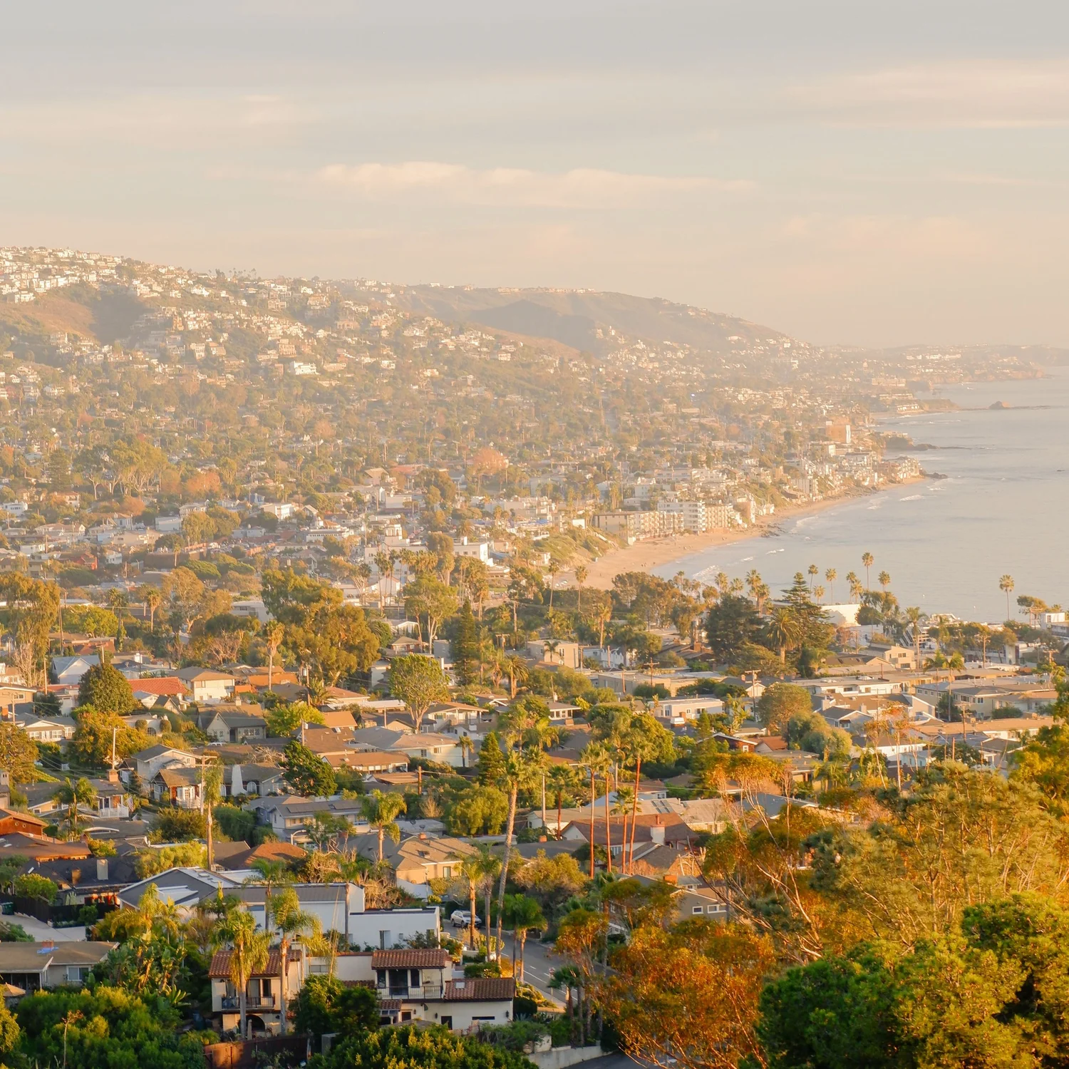 Orange County coastline