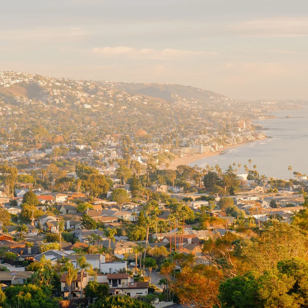 Orange County coastline