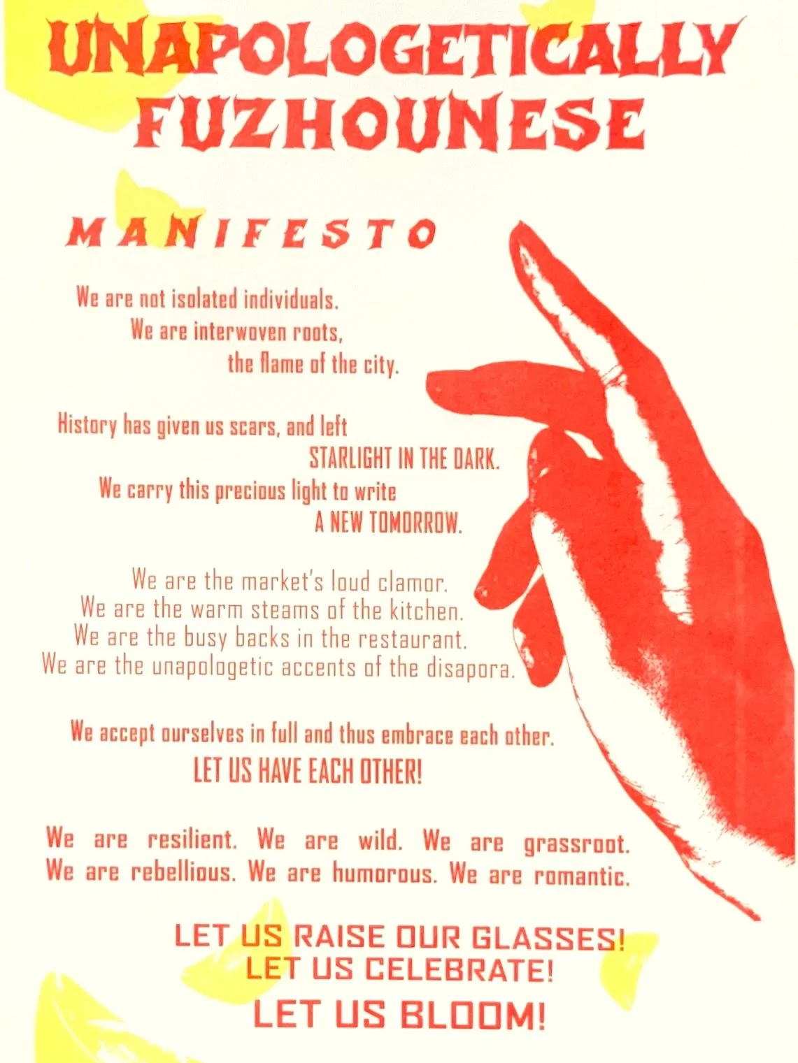 UNAPOLOGETICALLY FUZHOUNESE MANIFESTO
Riso print is out ❤️&zwj;🔥
Now at @accentsisters 
online link in bio

design @illustrajing &amp; us