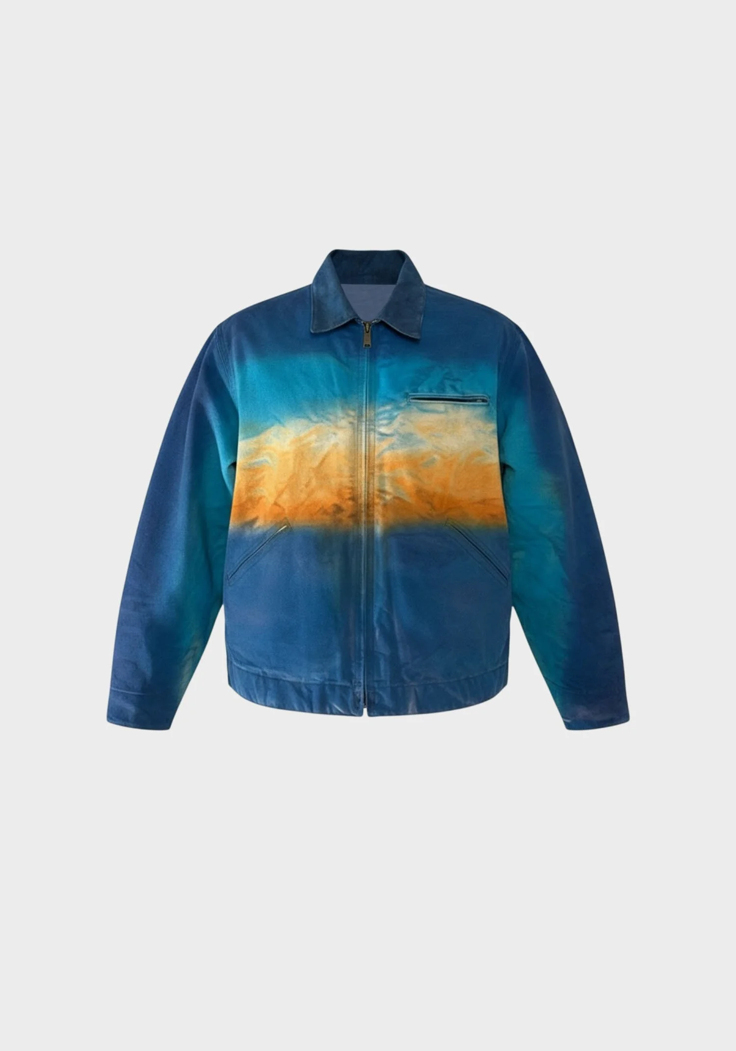 Canvas blouson jacket