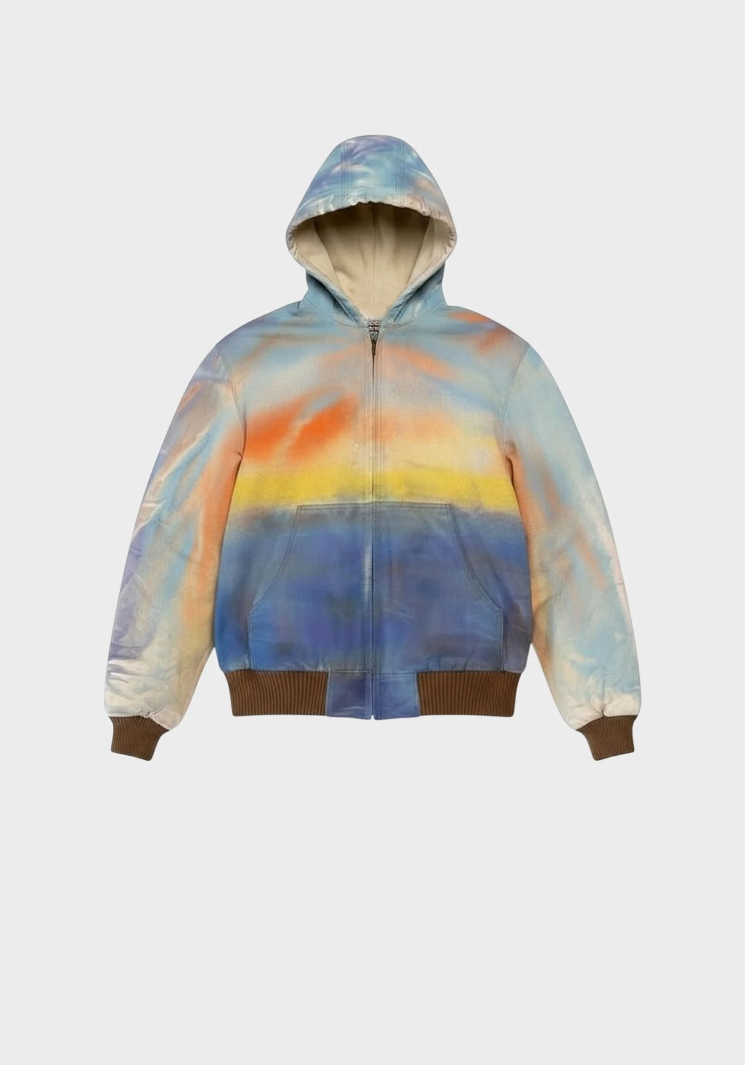 Hooded canvas jacket