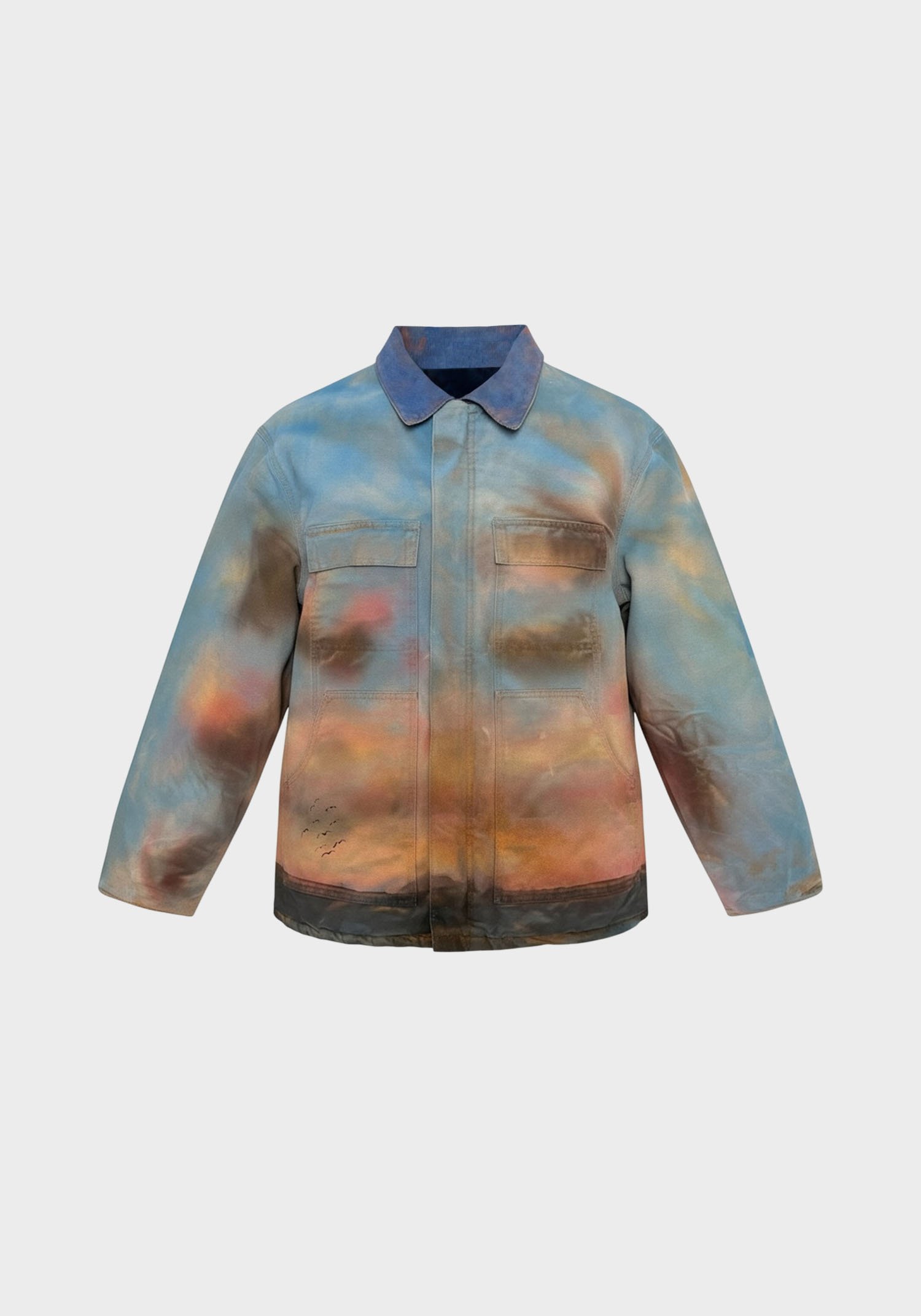 Canvas blouson jacket