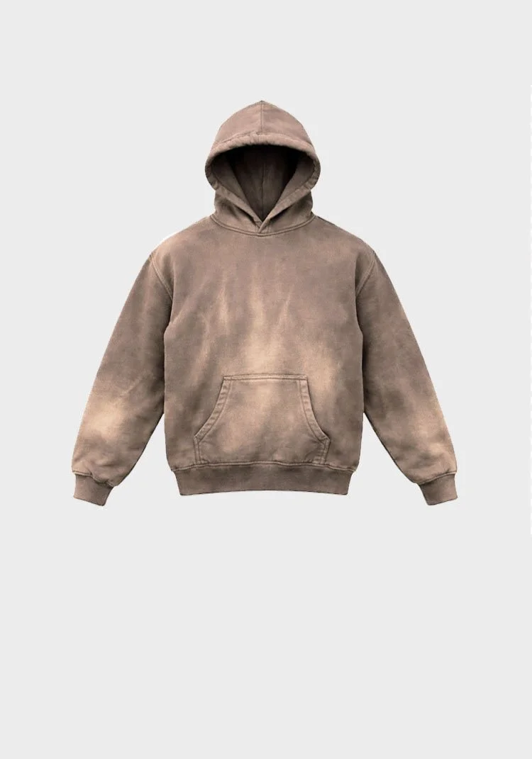 Cotton hooded blouson