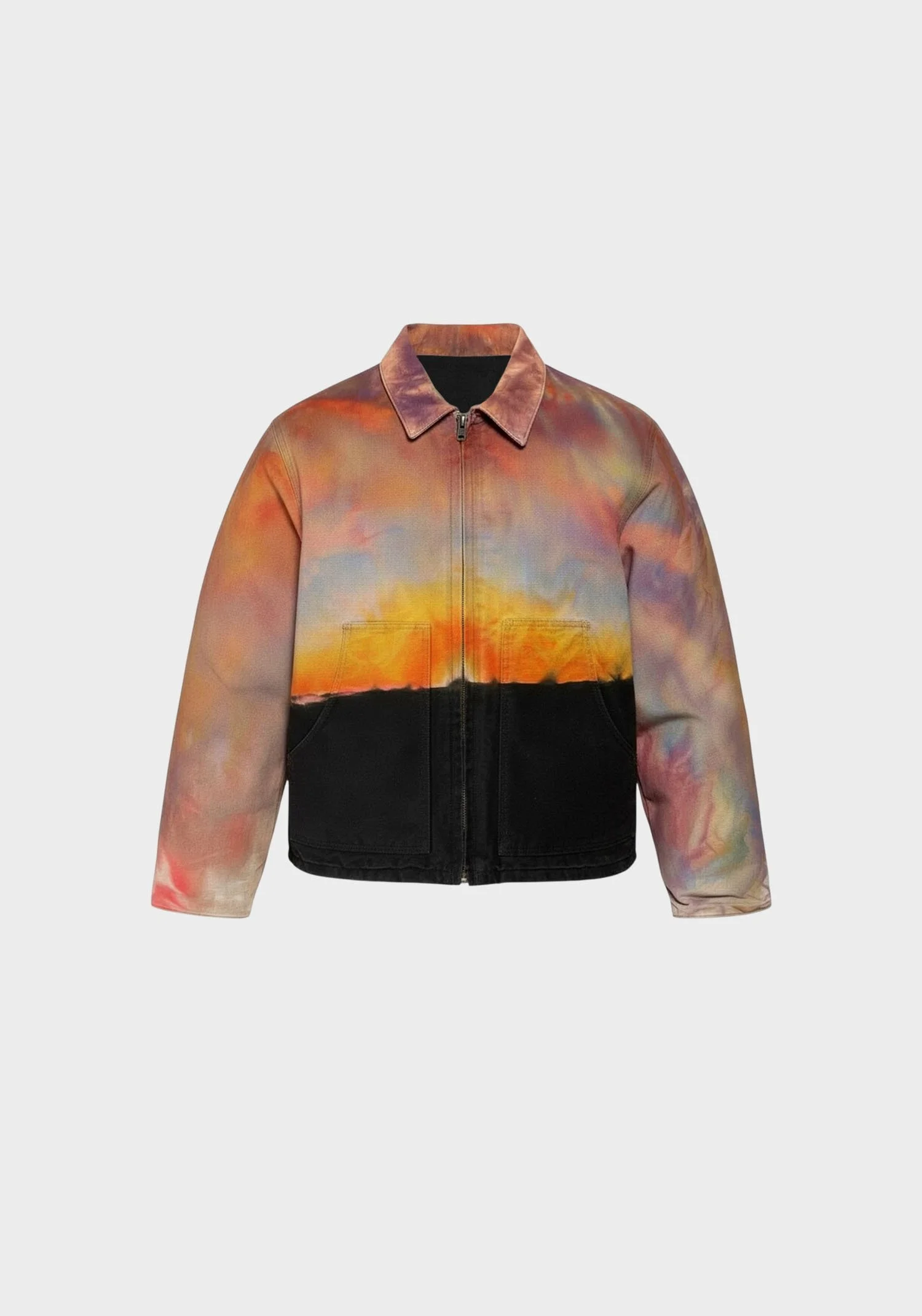 Canvas blouson jacket