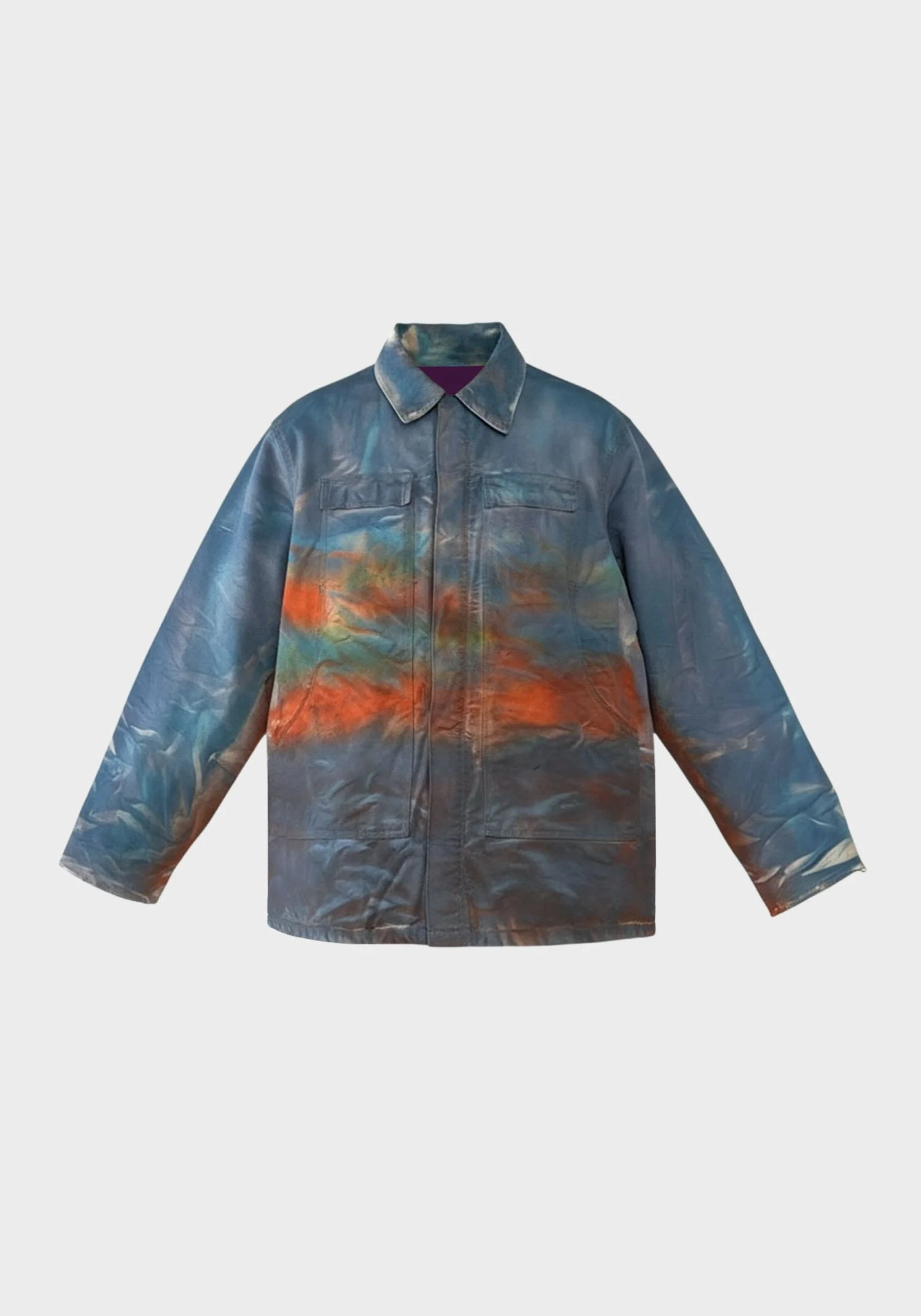 Canvas blouson jacket