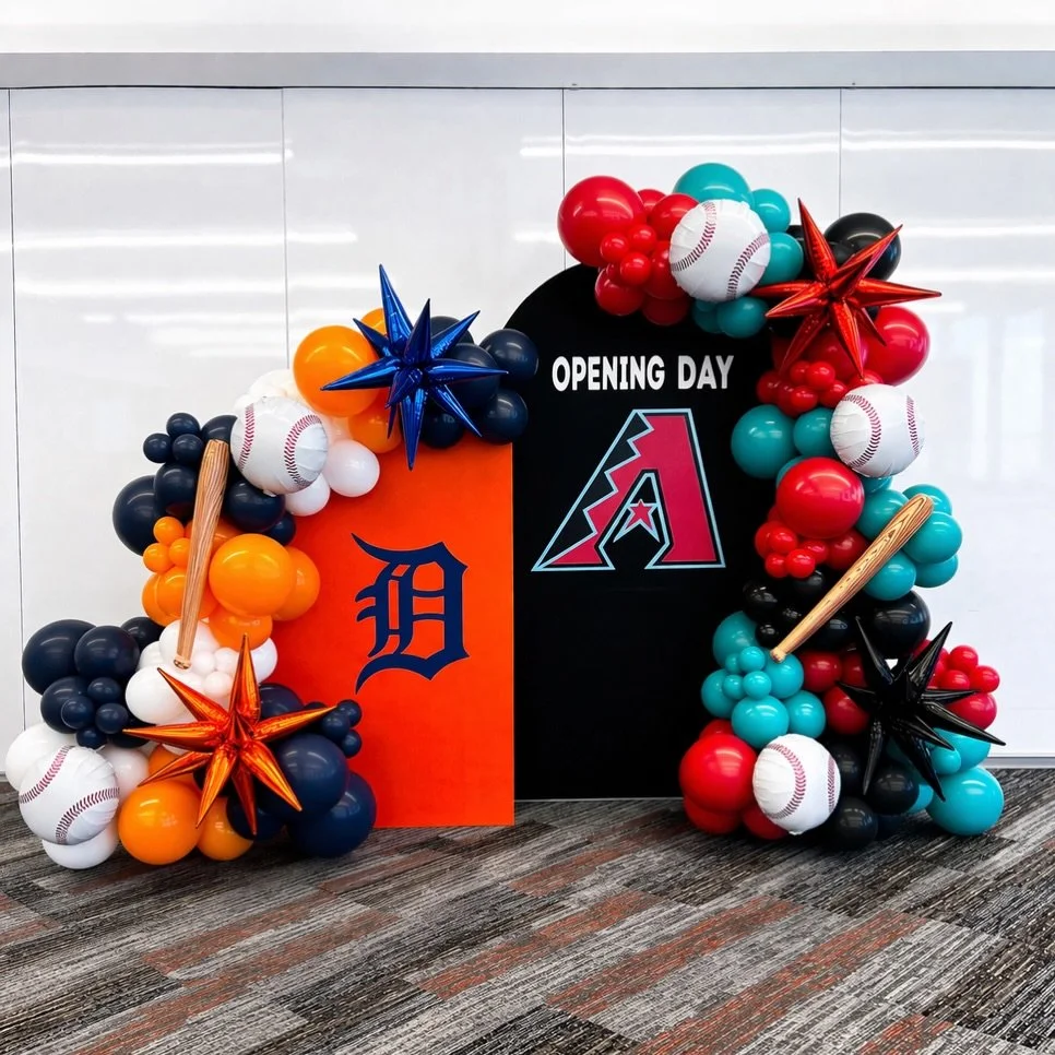 Happy Opening Day @dbacks ⚾️ So happy baseball is back! 

.

.

#AZSmallBusiness #azballoondecor #arizonaballoons