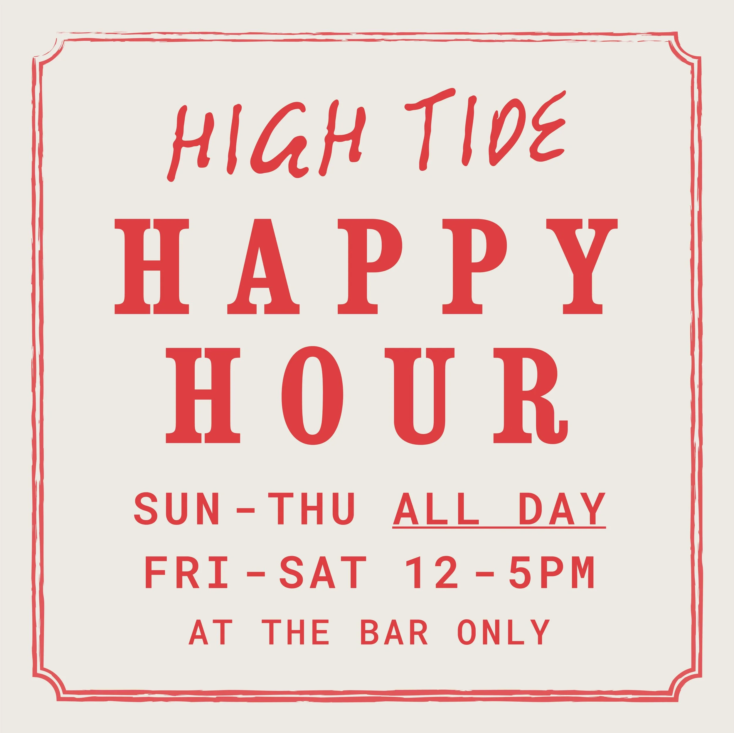 Captain's Inn Everyday Happy Hour