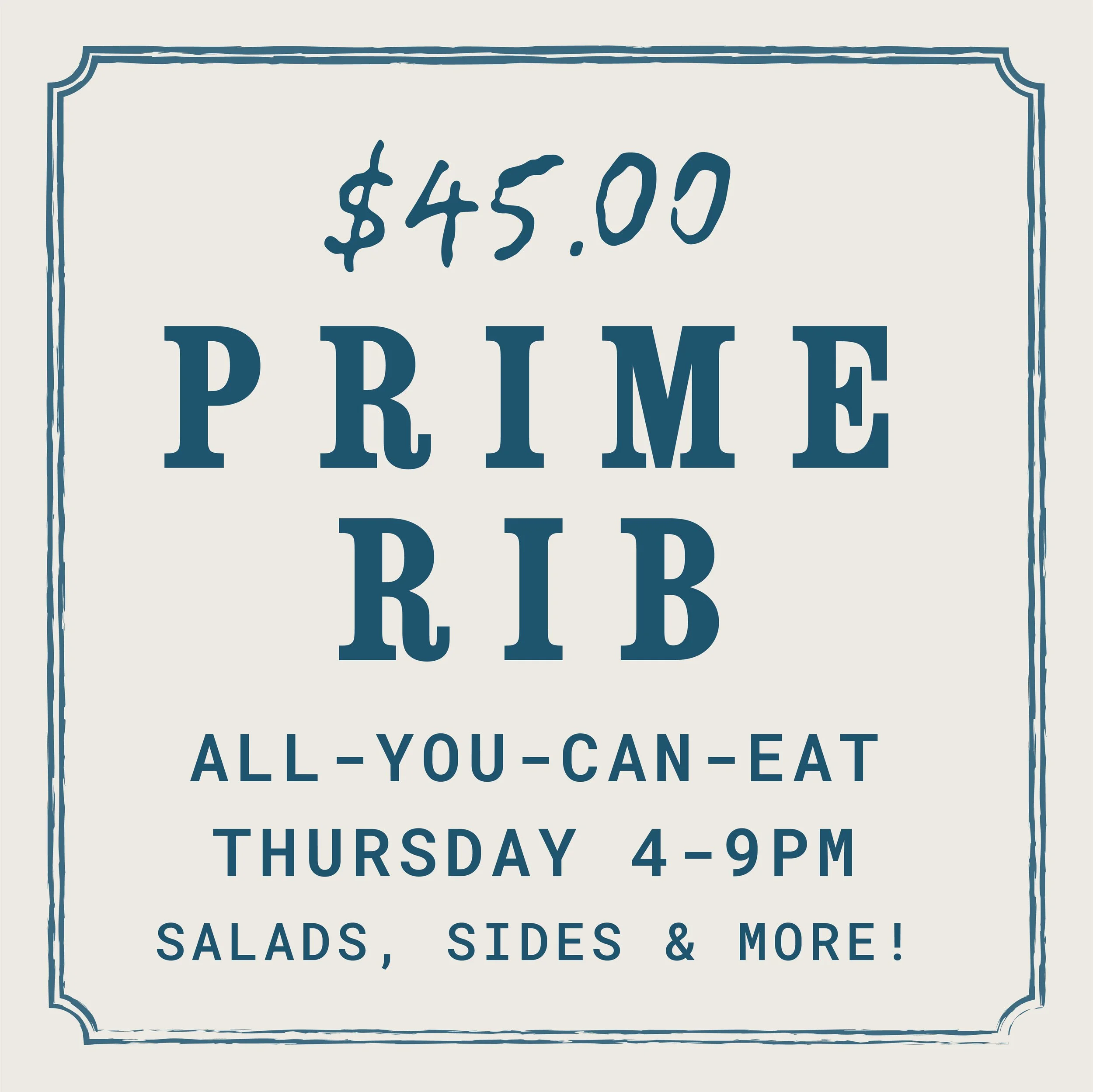 Prime Rib Buffet All You Can Eat Captain's Inn