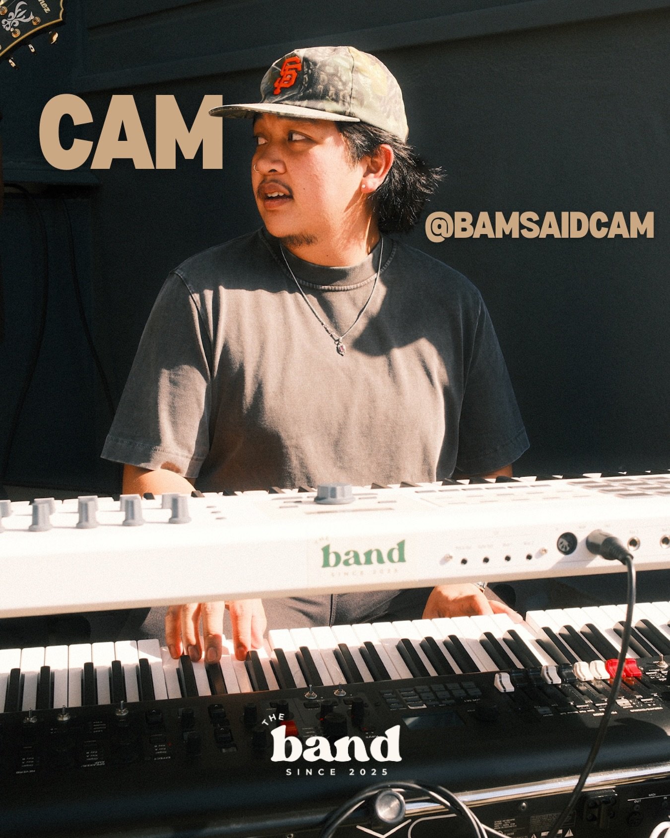🎶 MEET THE BAND: CAM 🎹

My love for the piano started around the age of five. I had multiple family members who played the piano&mdash;grandparents, cousins, aunts and uncles&mdash;and they only inspired me to do the same. I started taking lessons 